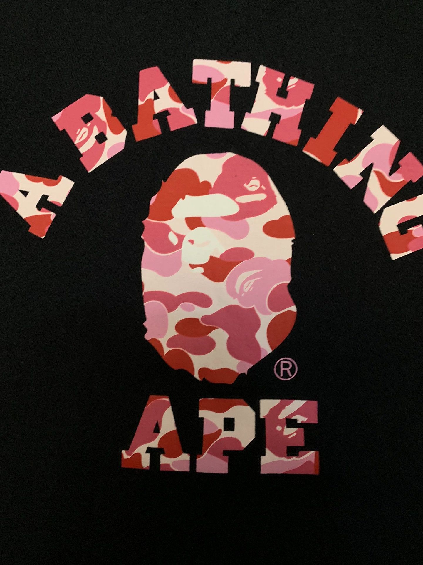 Bape Bape Camo Ape Head Pink T-Shirt M Men Size US M / EU 48-50 / 2 - 2 Thumbnail