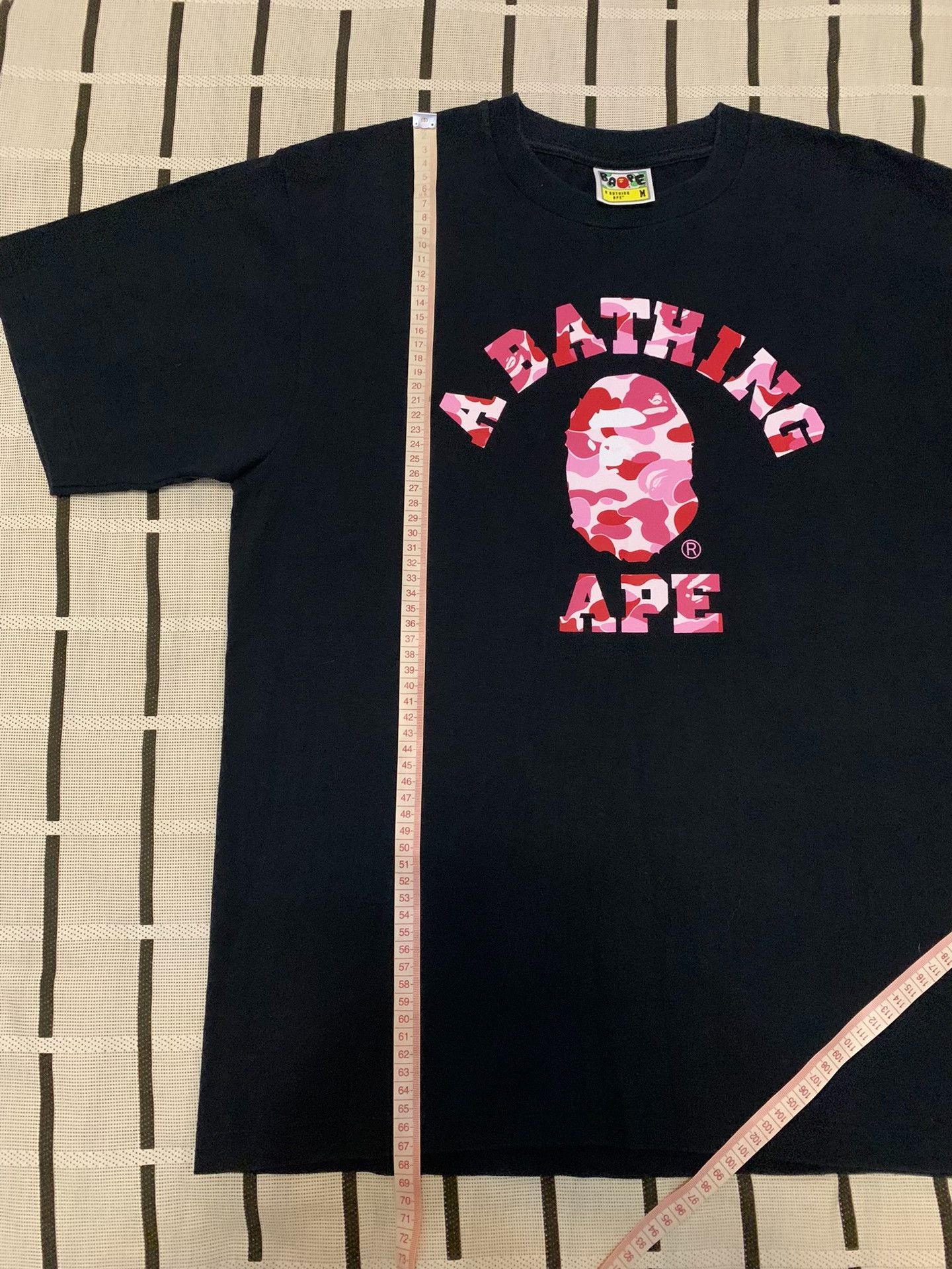 Bape Bape Camo Ape Head Pink T-Shirt M Men Size US M / EU 48-50 / 2 - 7 Thumbnail