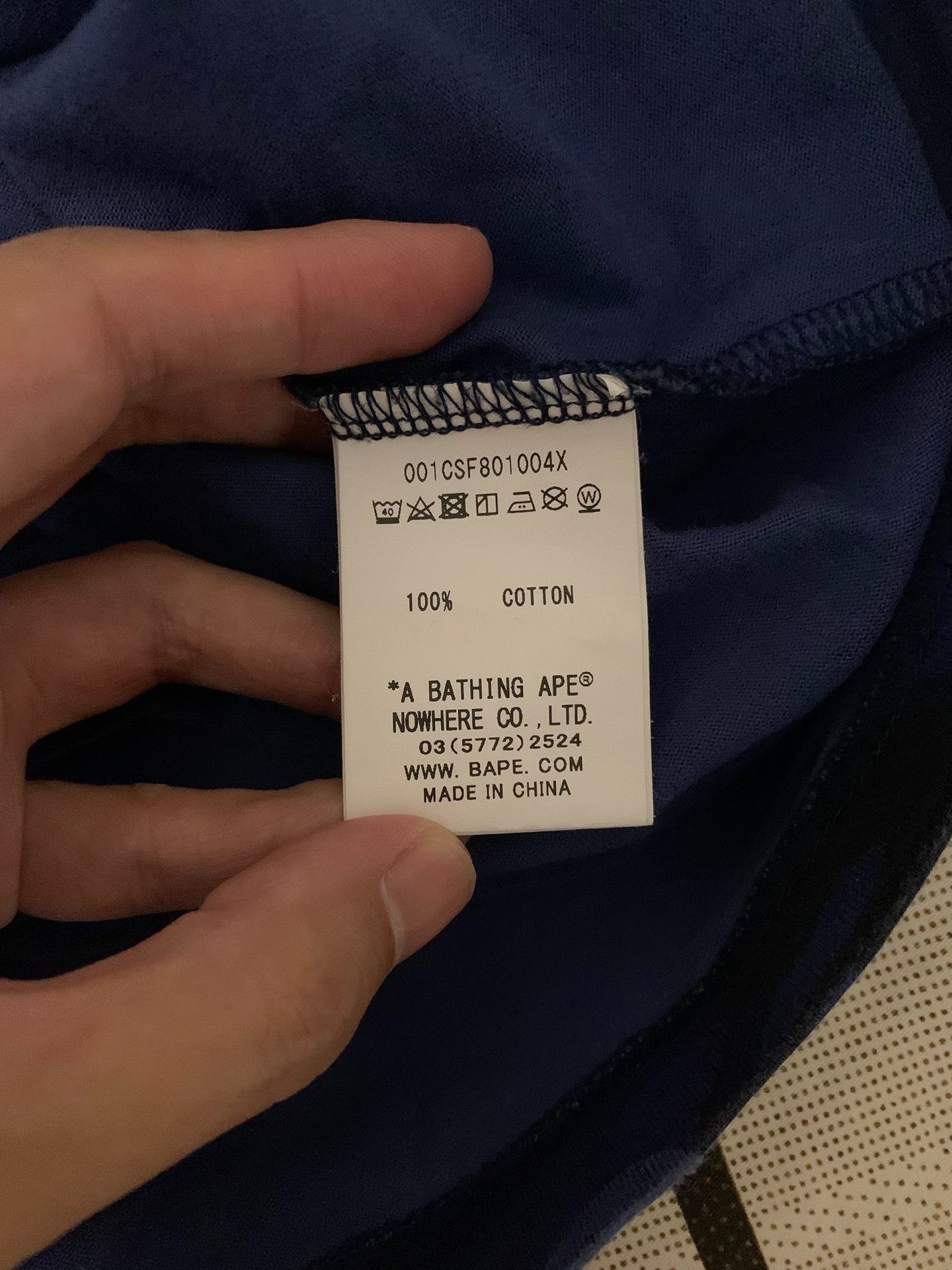 Bape Bape Camo Blue T-Shirt S Men Size US S / EU 44-46 / 1 - 3 Thumbnail