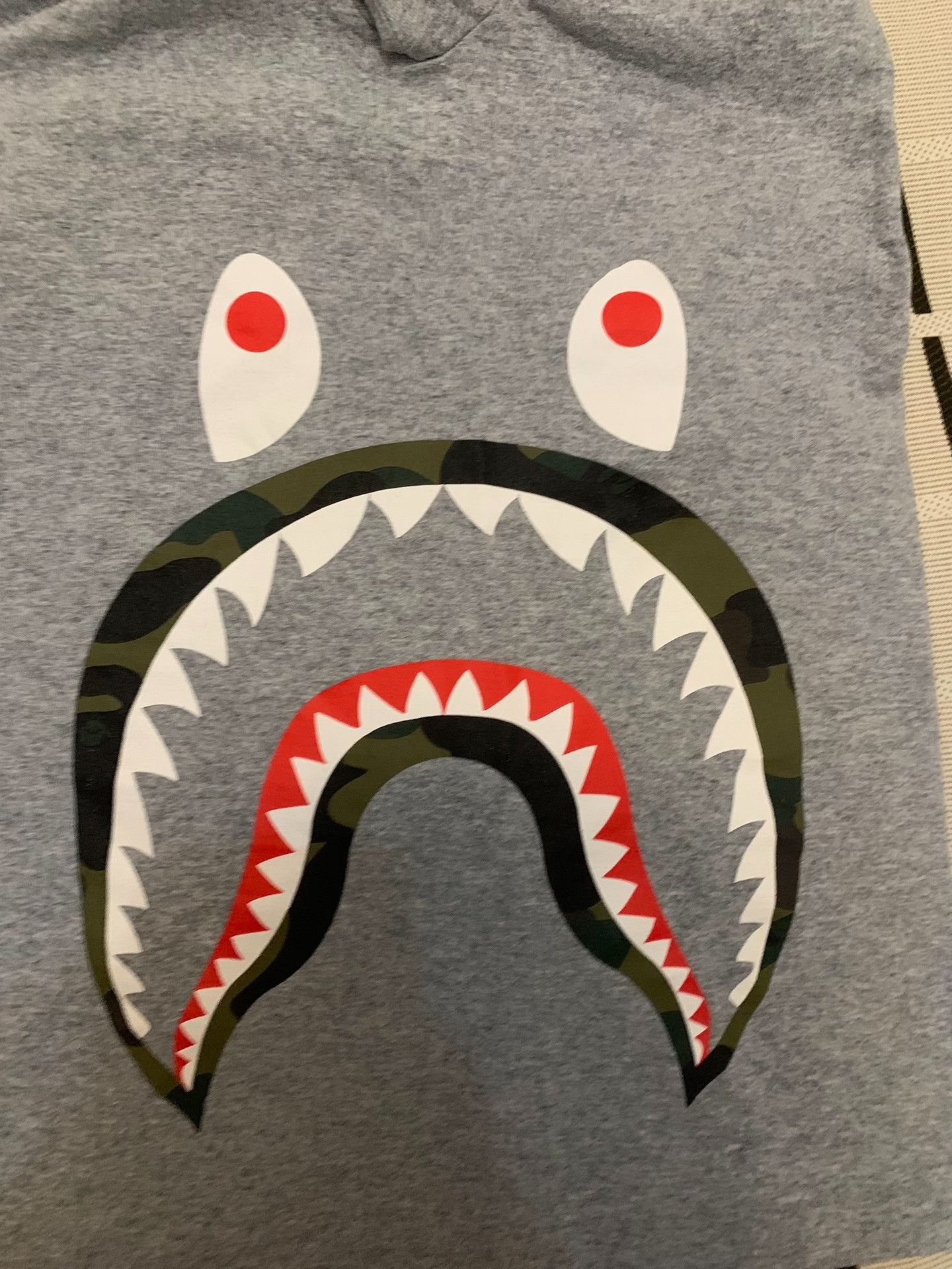 Bape Bape Shark Camo Green T-Shirt M Men Size US M / EU 48-50 / 2 - 3 Thumbnail