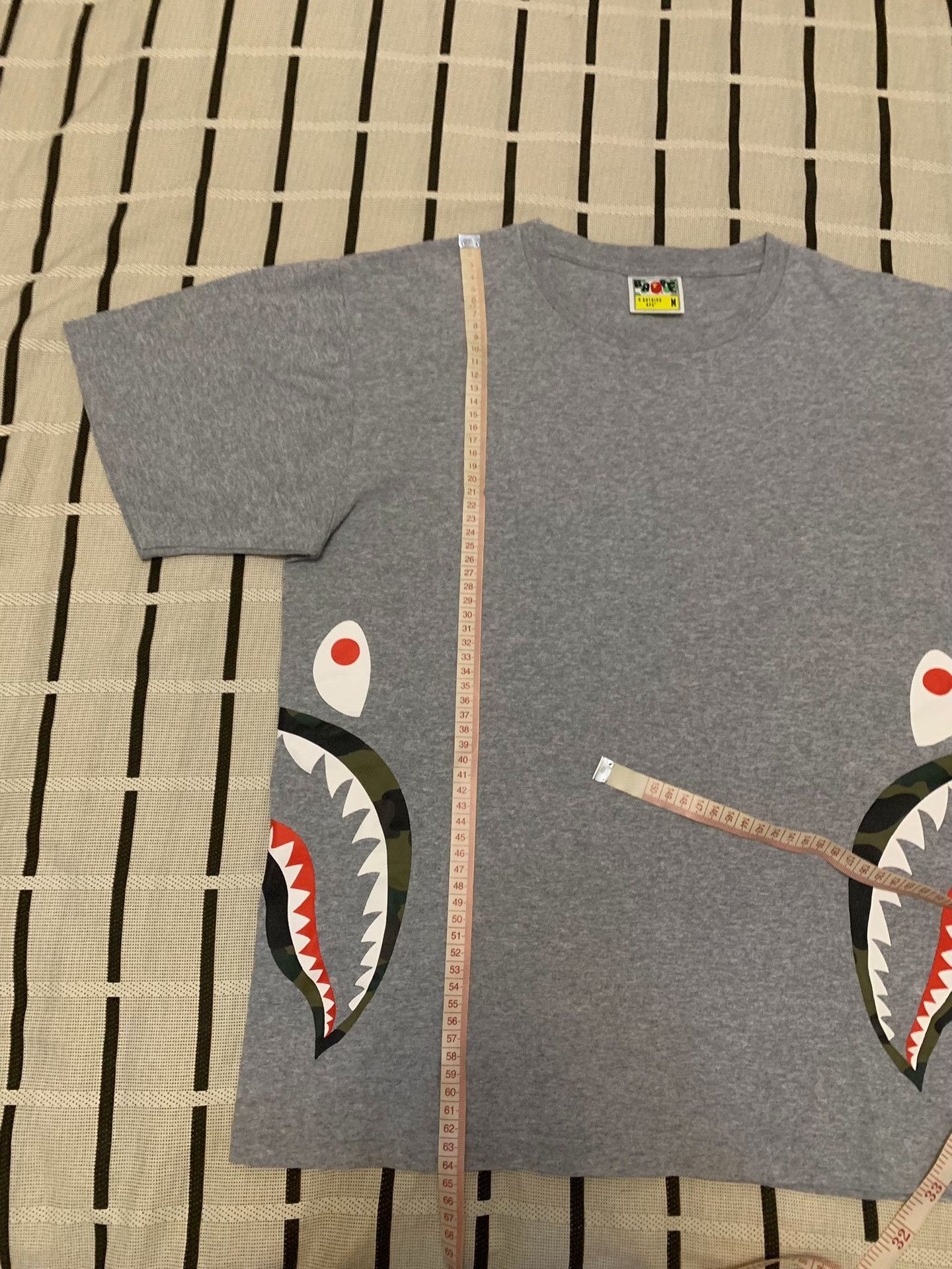 Bape Bape Shark Camo Green T-Shirt M Men Size US M / EU 48-50 / 2 - 7 Thumbnail