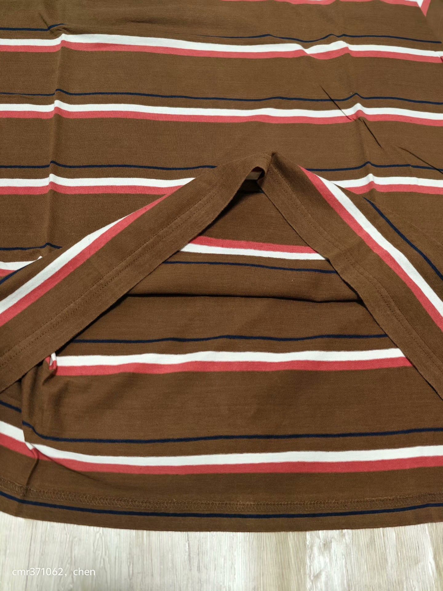 Visvim visvim 19AW Border A-Liner S/S Tee Size US XL / EU 56 / 4 - 5 Thumbnail