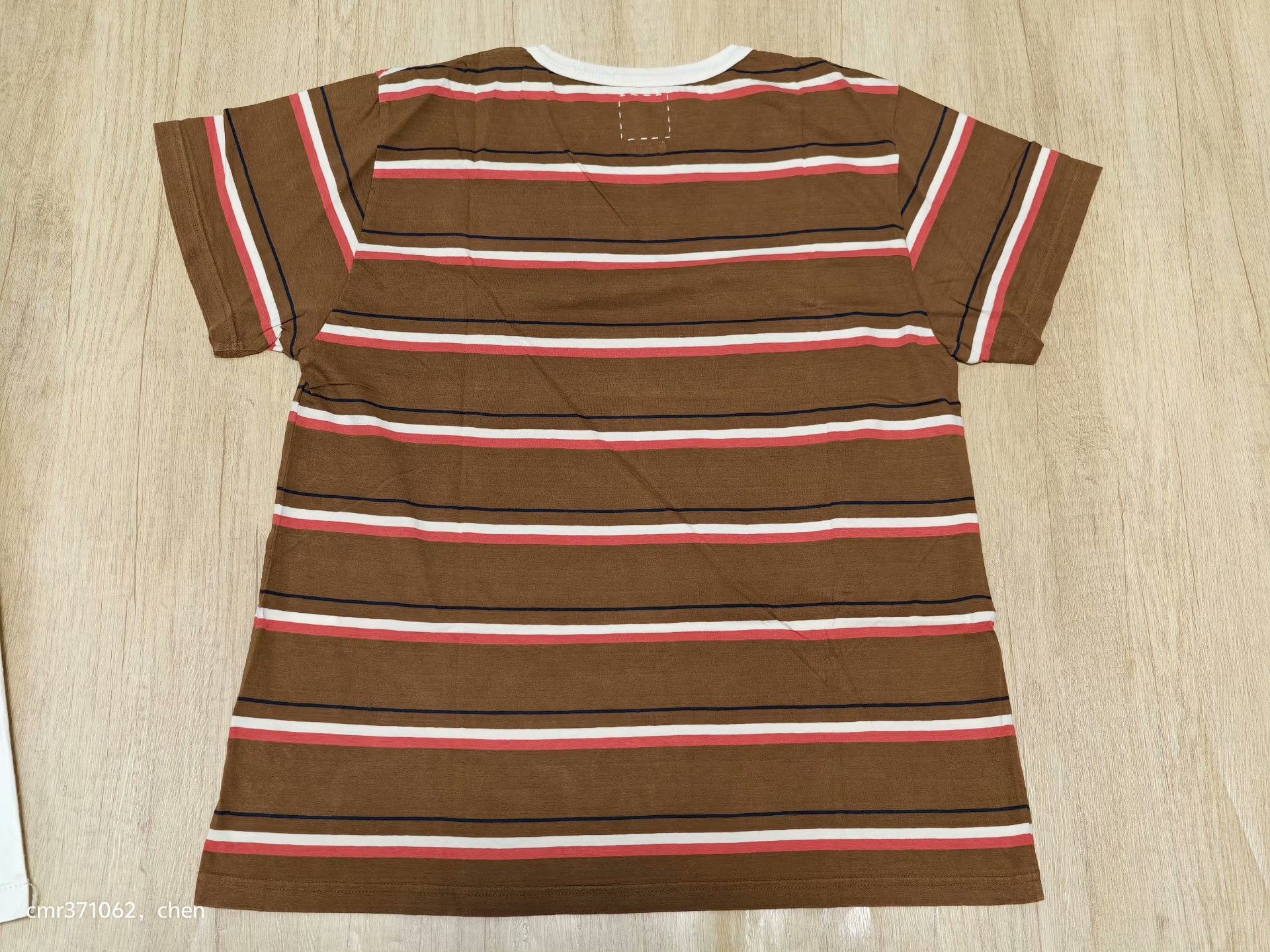 Visvim visvim 19AW Border A-Liner S/S Tee Size US XL / EU 56 / 4 - 6 Thumbnail