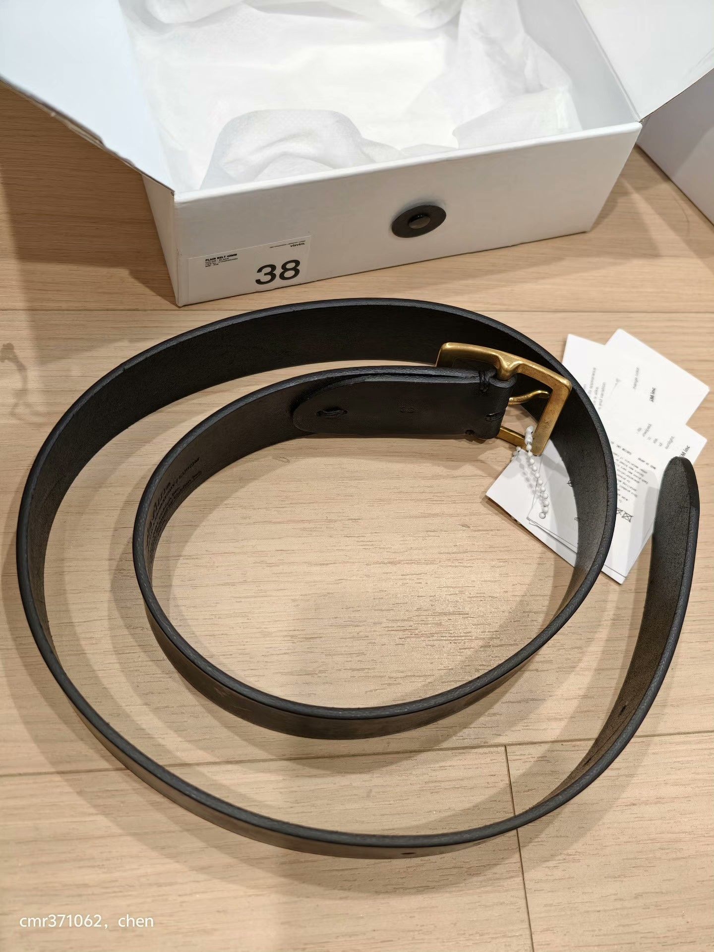 Visvim VISVIM 24AW PLAIN BELT 40MM Size ONE SIZE - 6 Thumbnail