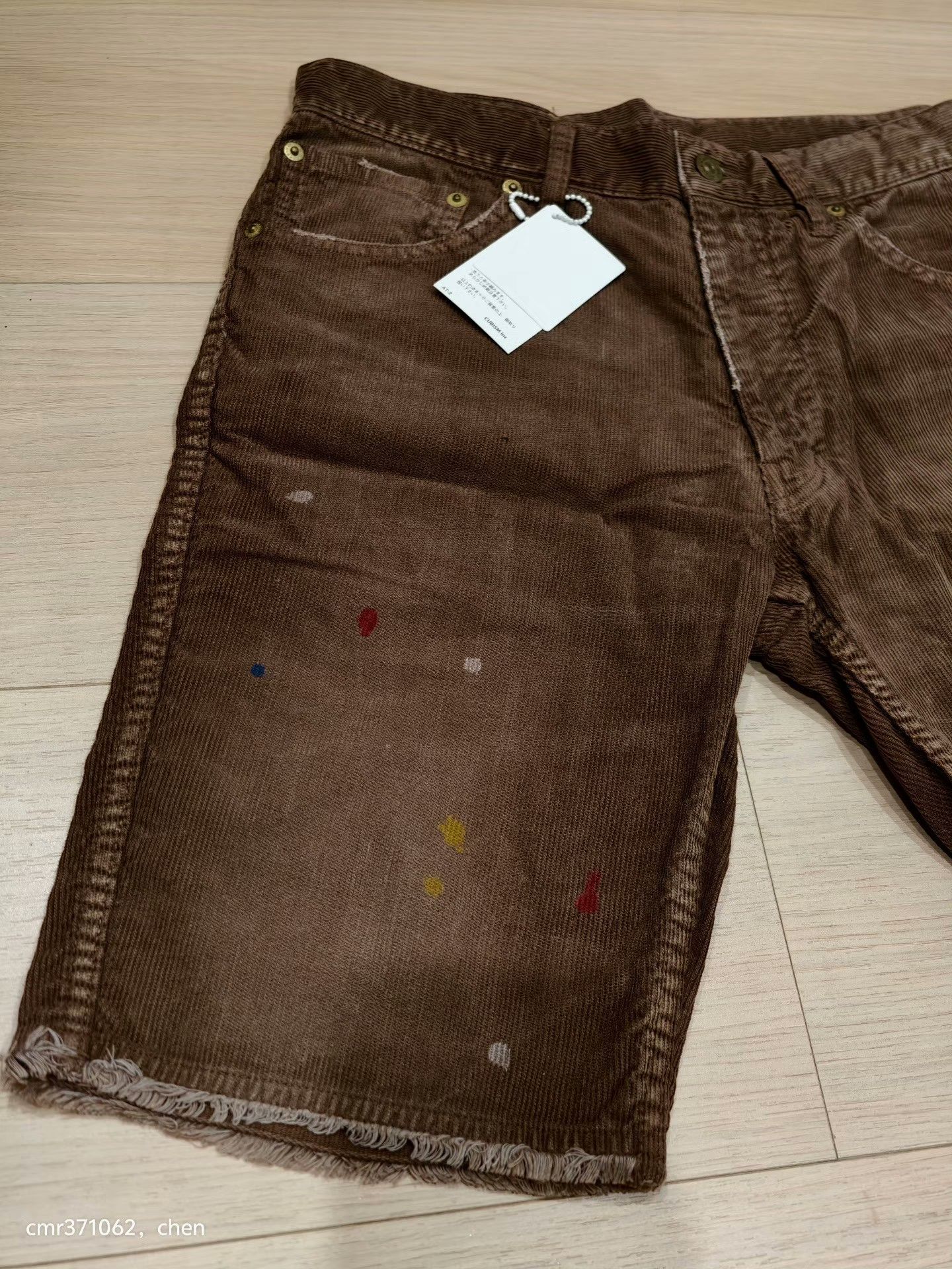 Visvim VISVIM 17SS FLUXUS 03 CORD SHORTS Size US 26 / EU 42 - 2 Thumbnail