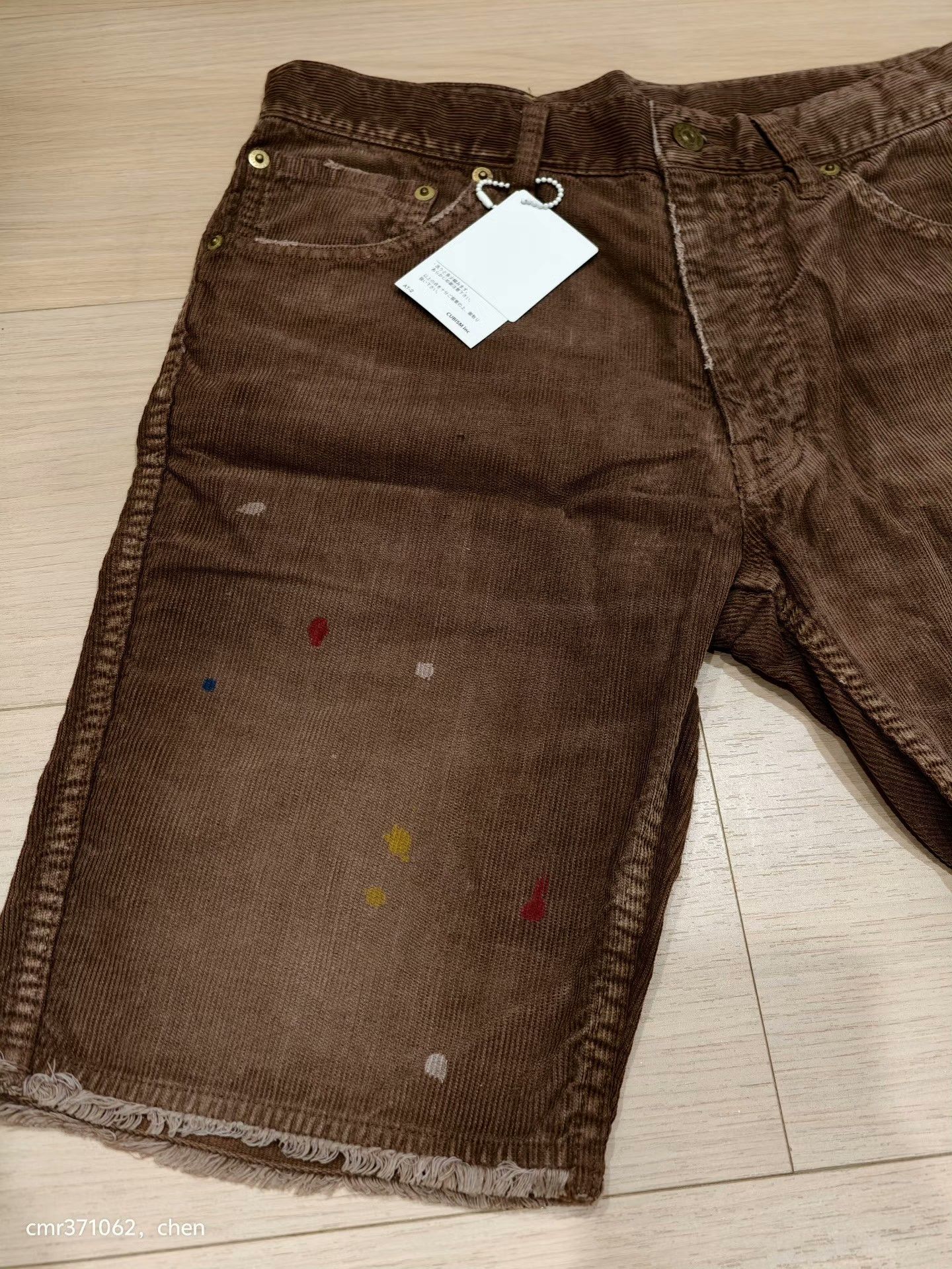 Visvim VISVIM 17SS FLUXUS 03 CORD SHORTS Size US 26 / EU 42 - 3 Thumbnail