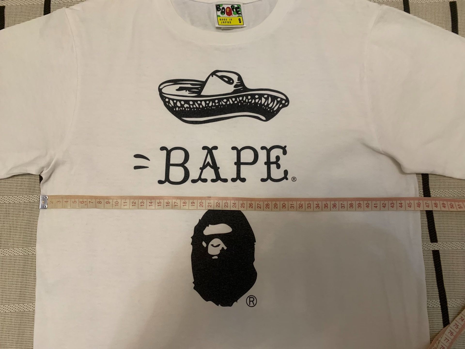 Bape Bape Denim Ape Head Gold T-Shirt S Men Size US S / EU 44-46 / 1 - 7 Thumbnail