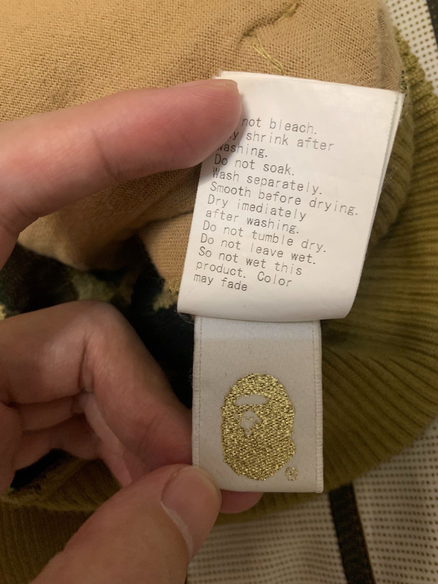 Bape Bape Camo Yellow Light Jacket M Men Size US M / EU 48-50 / 2 - 7 Thumbnail