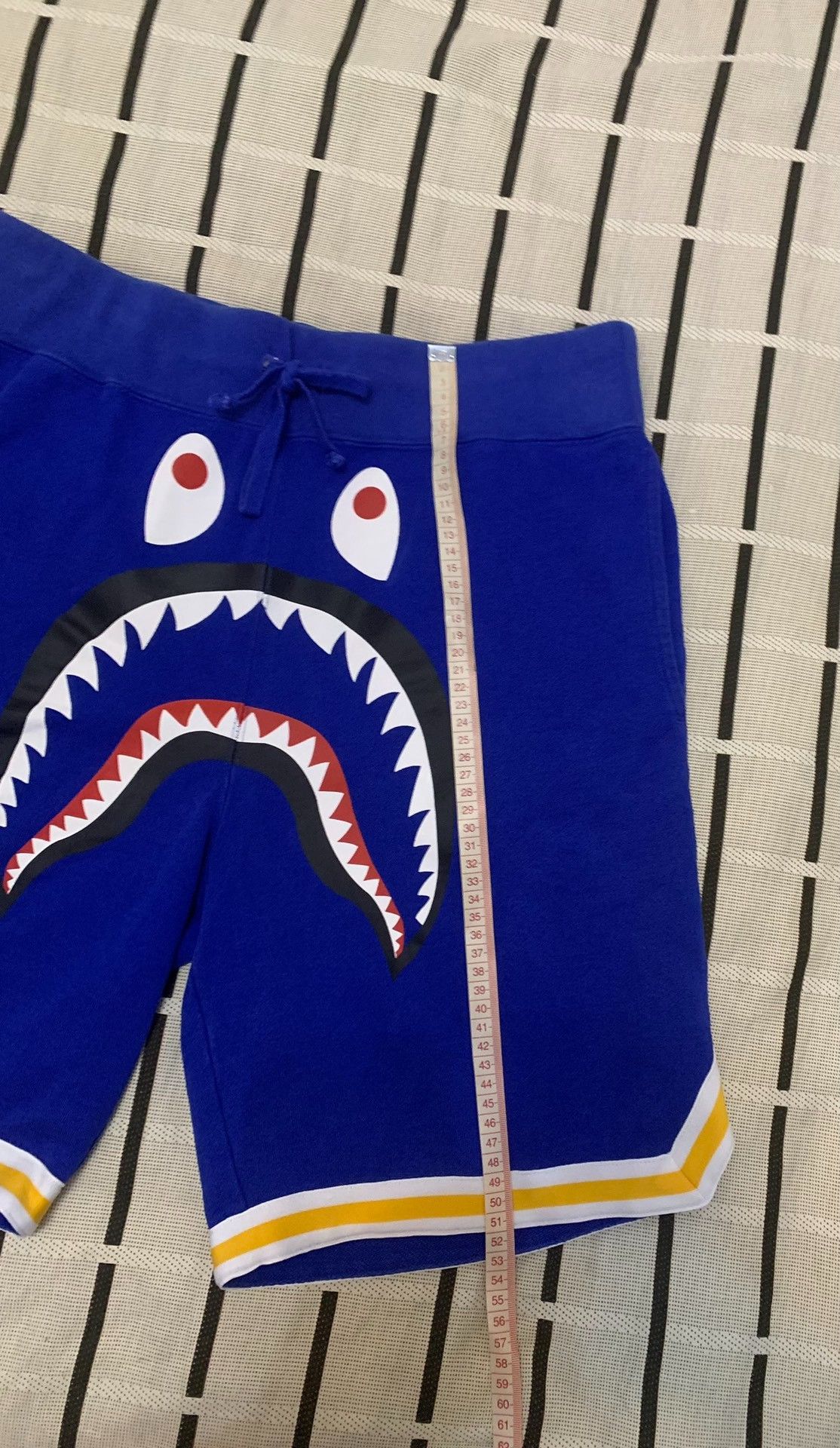 Bape Bape Basketball Shark Blue Shorts L Men Size US 34 / EU 50 - 7 Thumbnail