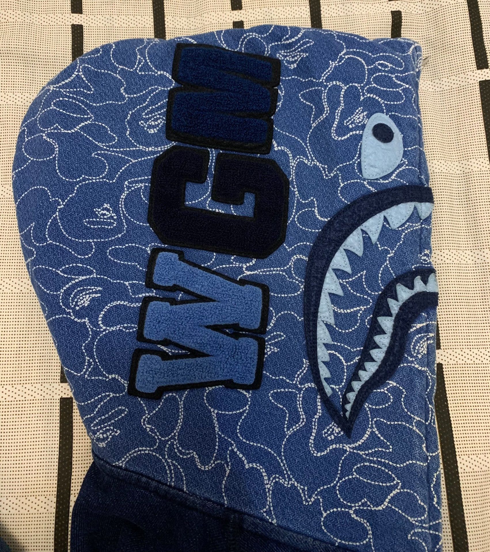 Bape Bape Shark Camo Blue Light Jacket S Men Size US S / EU 44-46 / 1 - 4 Thumbnail