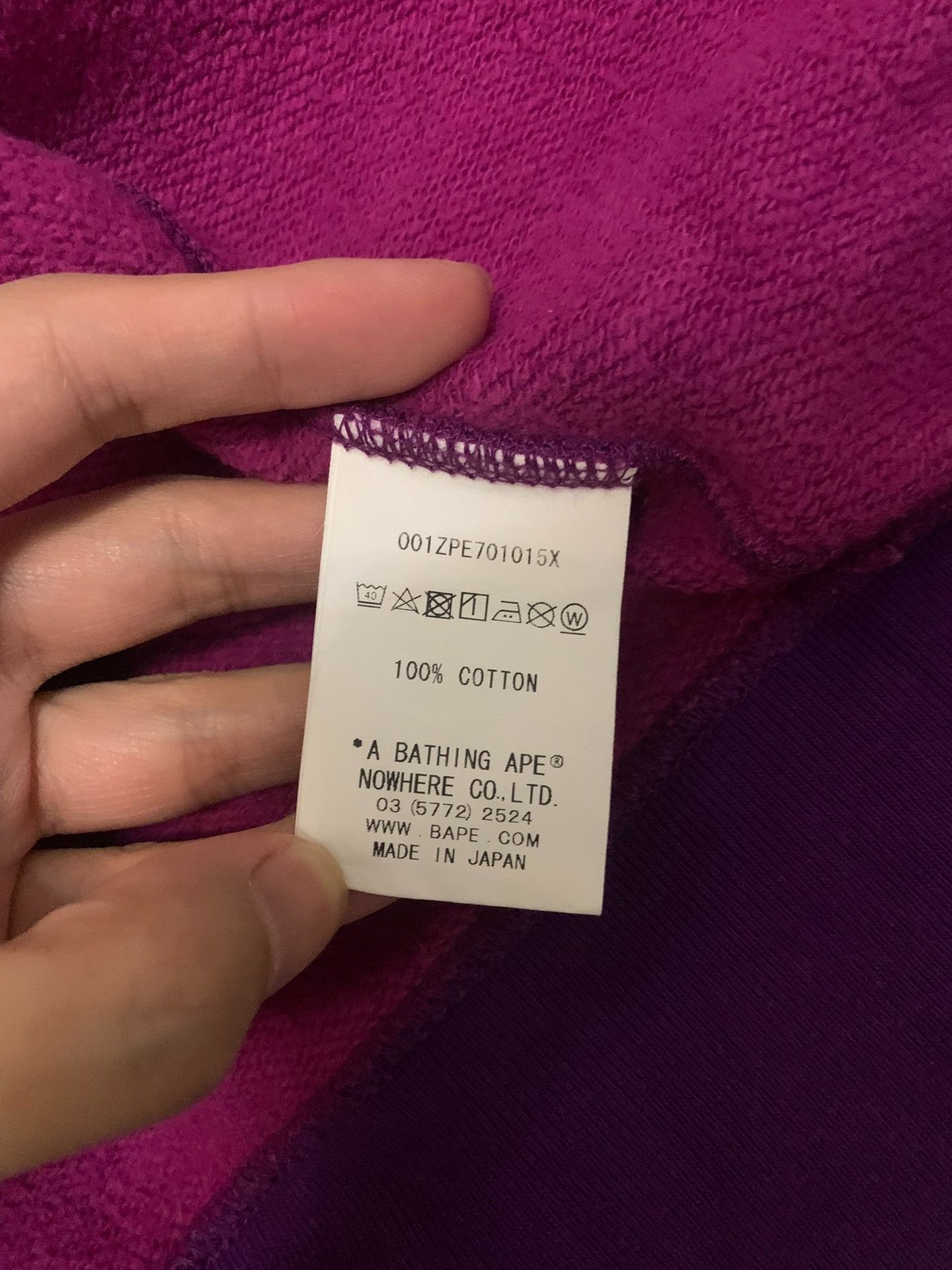 Bape Bape Shark Camo Purple Light Jacket S Men Size US S / EU 44-46 / 1 - 3 Thumbnail
