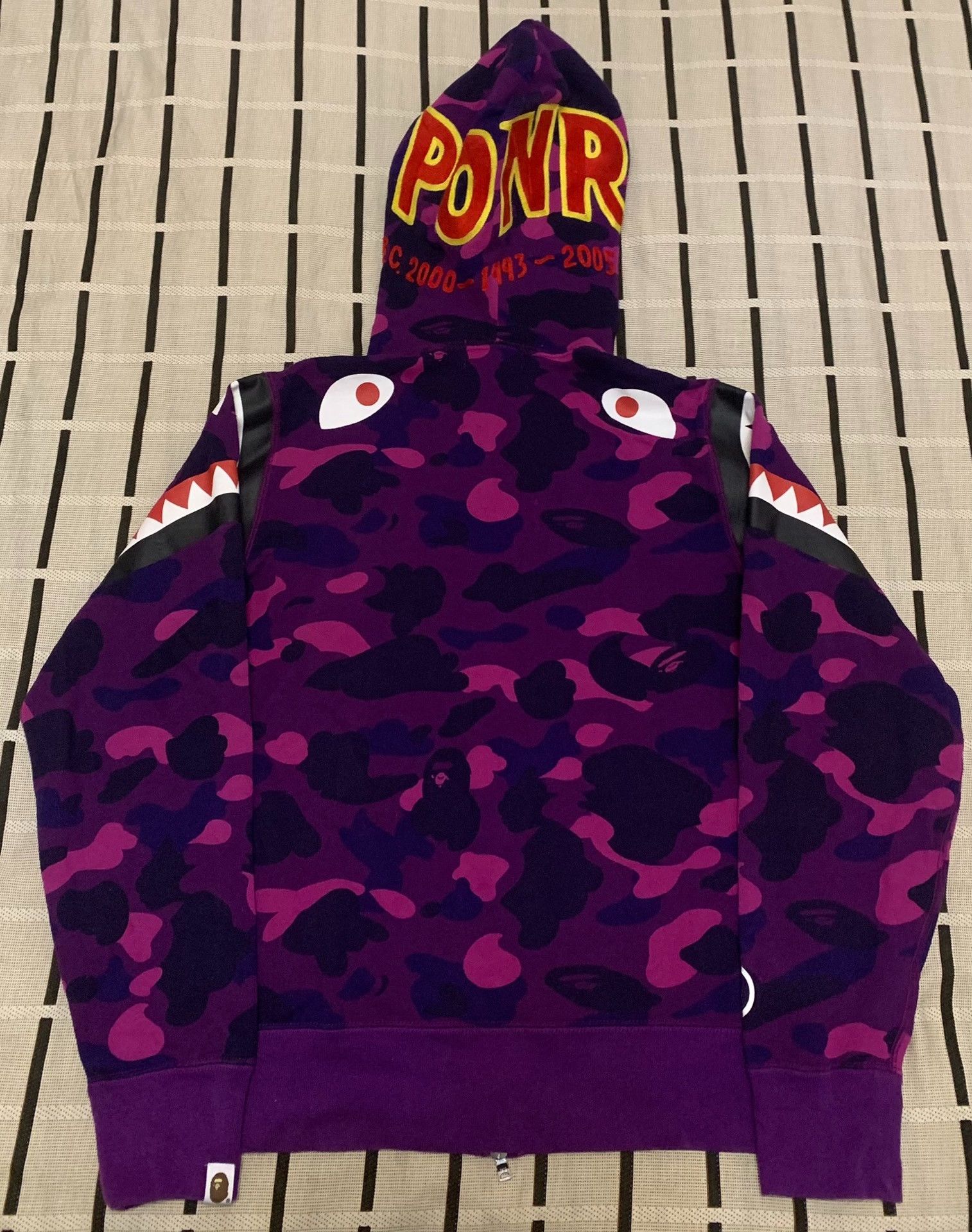 Bape Bape Shark Camo Purple Light Jacket S Men Size US S / EU 44-46 / 1 - 2 Thumbnail