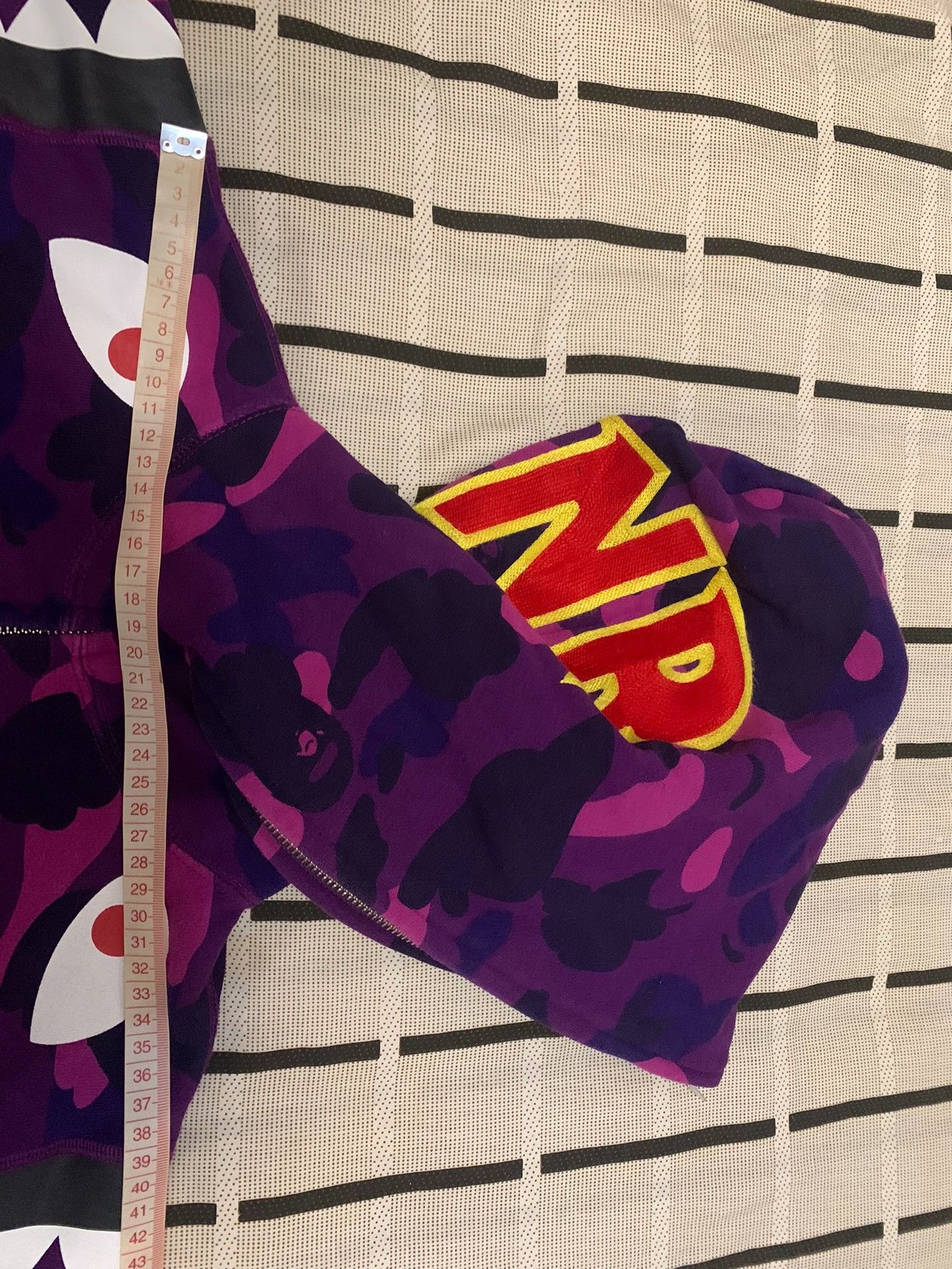Bape Bape Shark Camo Purple Light Jacket S Men Size US S / EU 44-46 / 1 - 9 Thumbnail