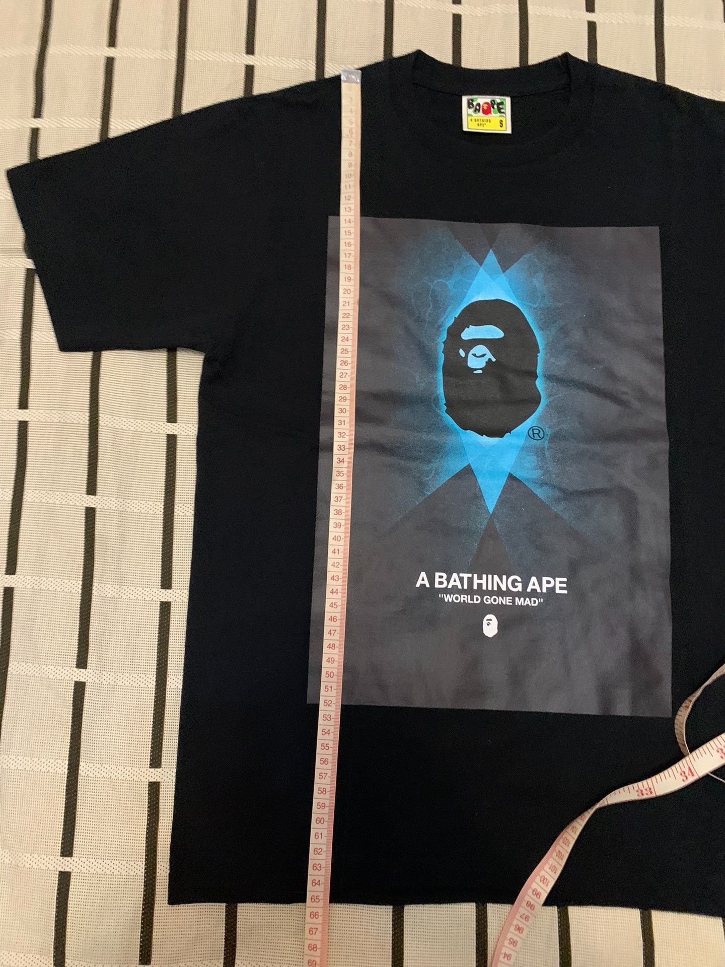 Bape Bape Printed Ape Head T-Shirt S Men Size US S / EU 44-46 / 1 - 6 Thumbnail