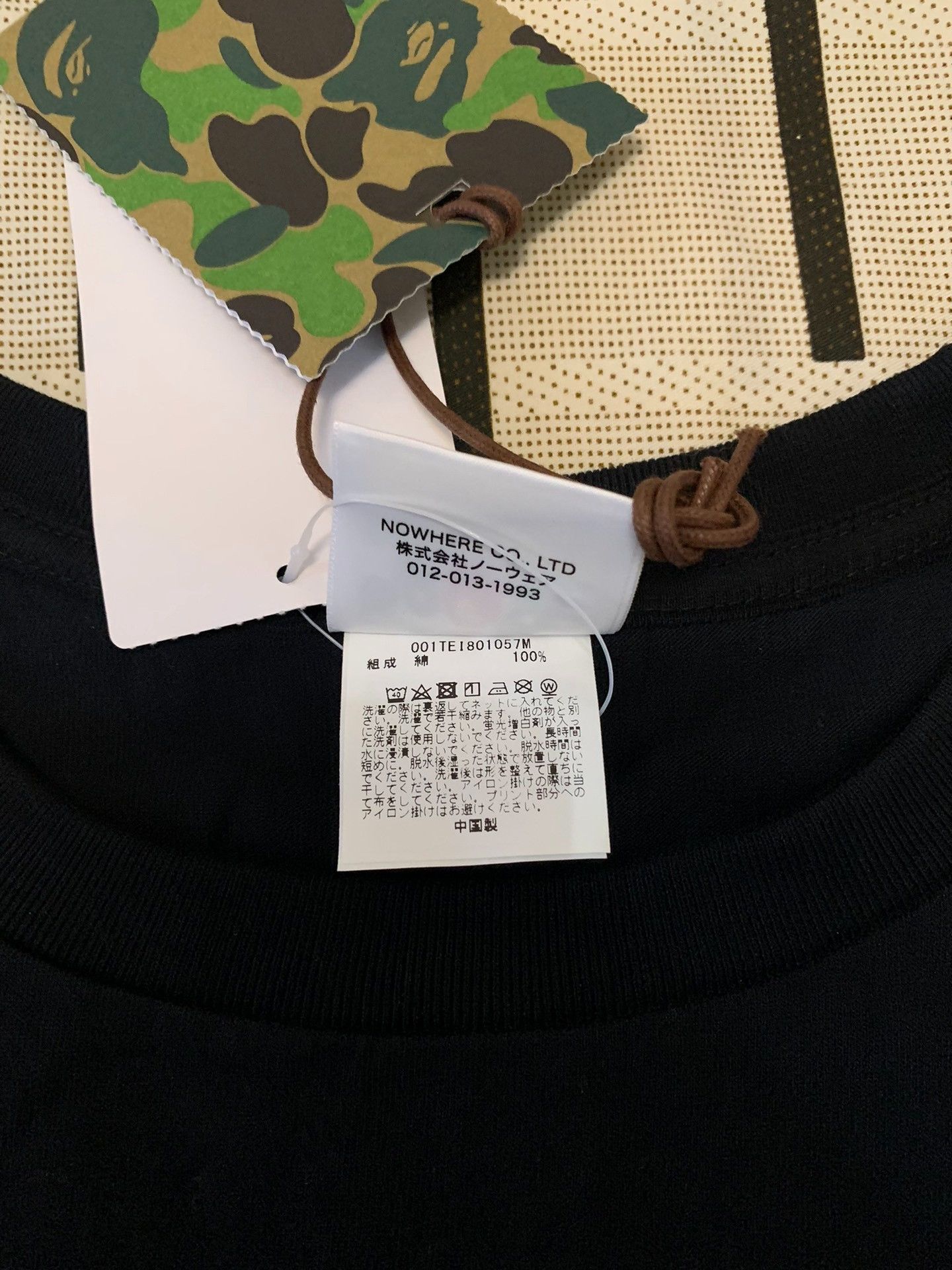 Bape Bape Collab Ape Head T-Shirt L Men Size US L / EU 52-54 / 3 - 4 Thumbnail