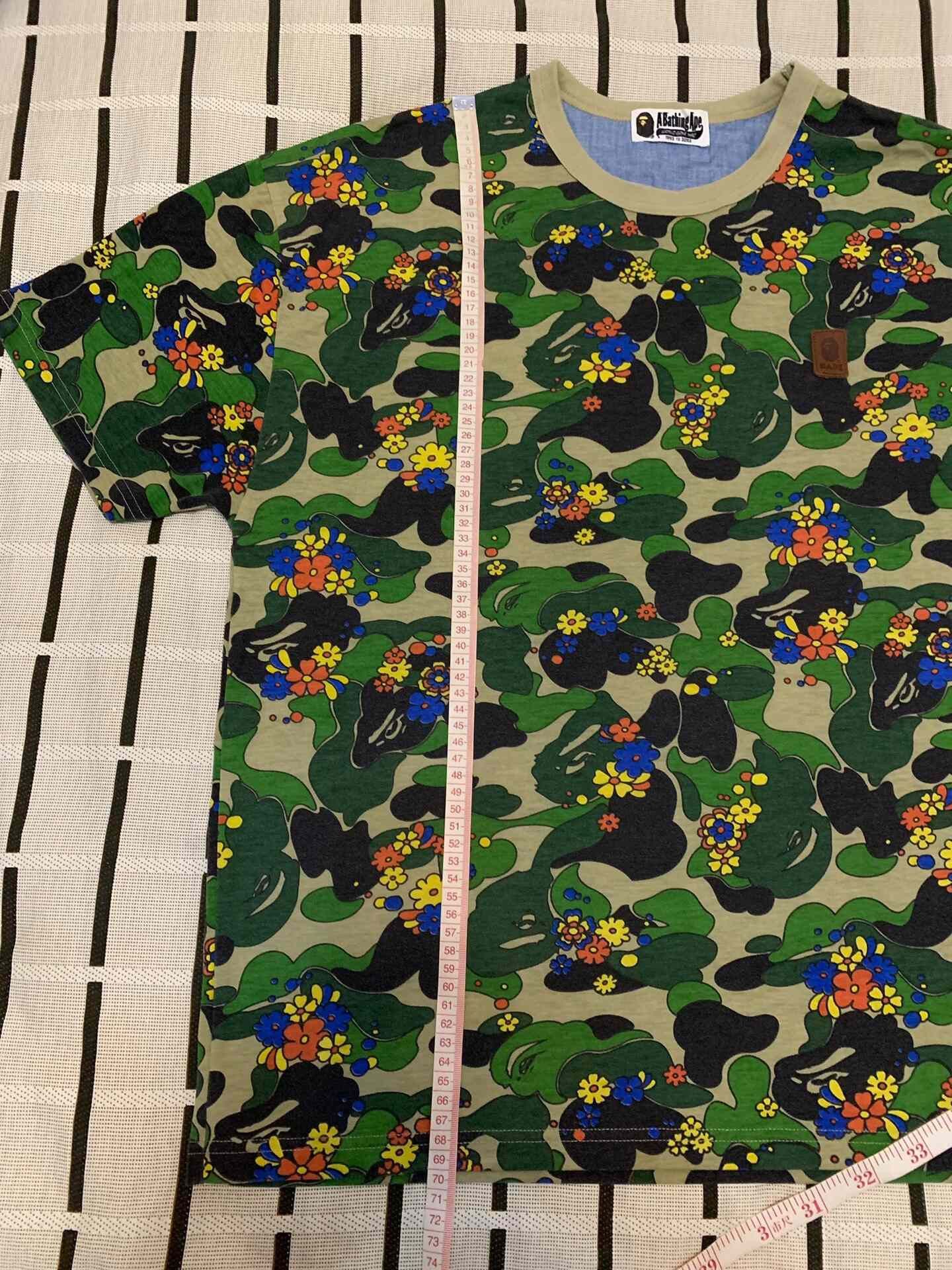 Bape Bape Camo Green T-Shirt Men Size US M / EU 48-50 / 2 - 7 Thumbnail