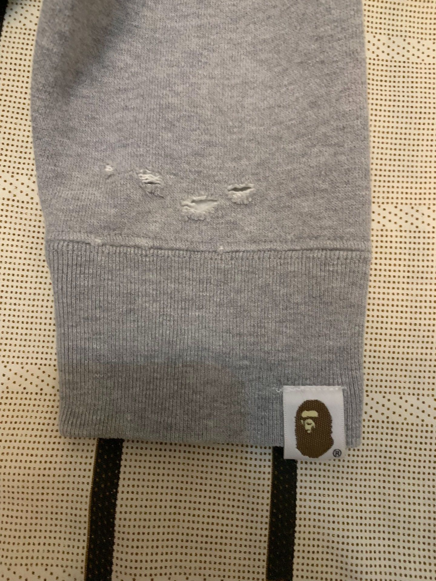 Bape Bape Distressed Ape Head Hoodie M Men Size US M / EU 48-50 / 2 - 4 Thumbnail