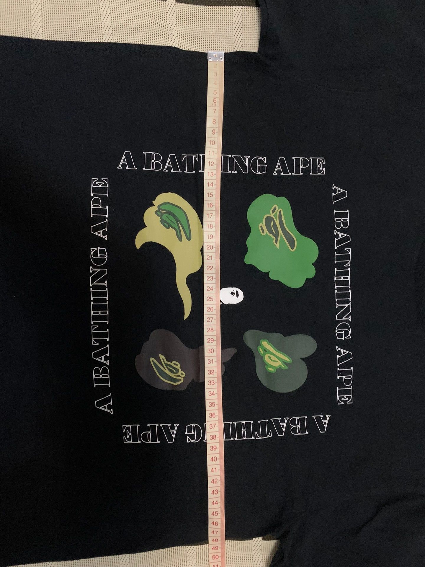 Bape Bape Printed Ape Head T-Shirt S Men Size US S / EU 44-46 / 1 - 8 Thumbnail
