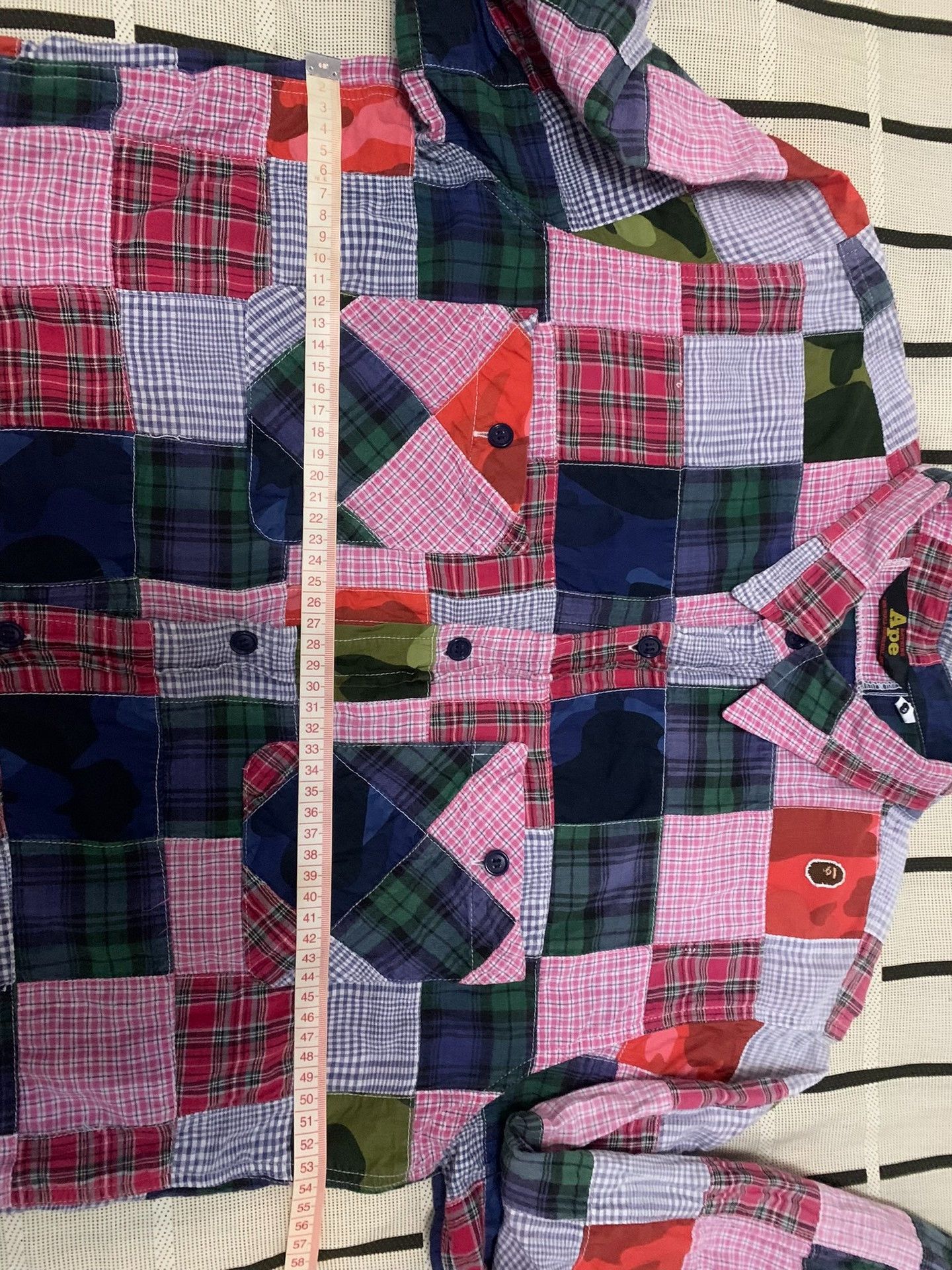 Bape Bape Retro Camo Multi Shirt XL Men Size US XL / EU 56 / 4 - 9 Thumbnail