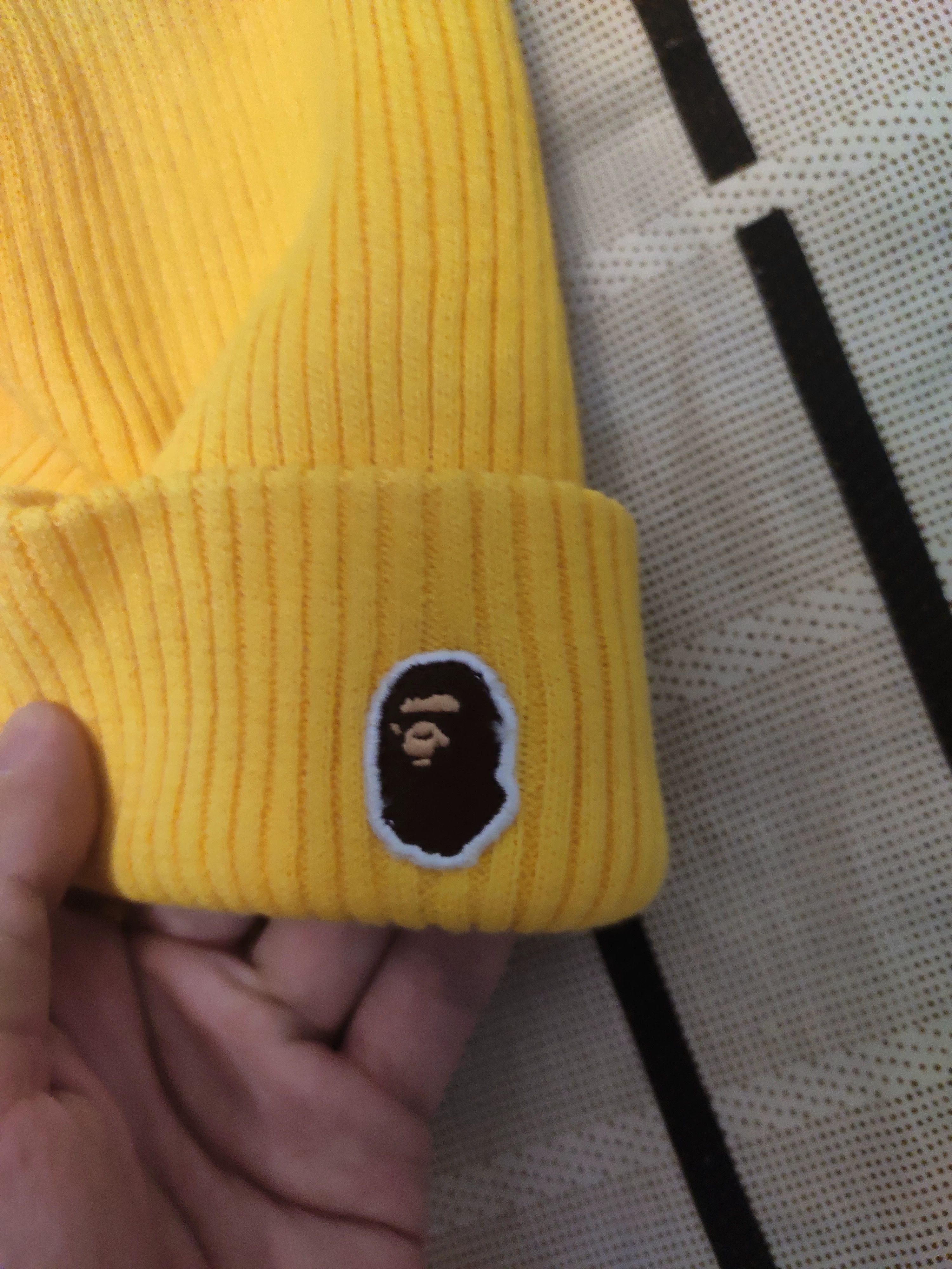 Bape Bape Ape Head Yellow Hat M Men Size ONE SIZE - 2 Thumbnail