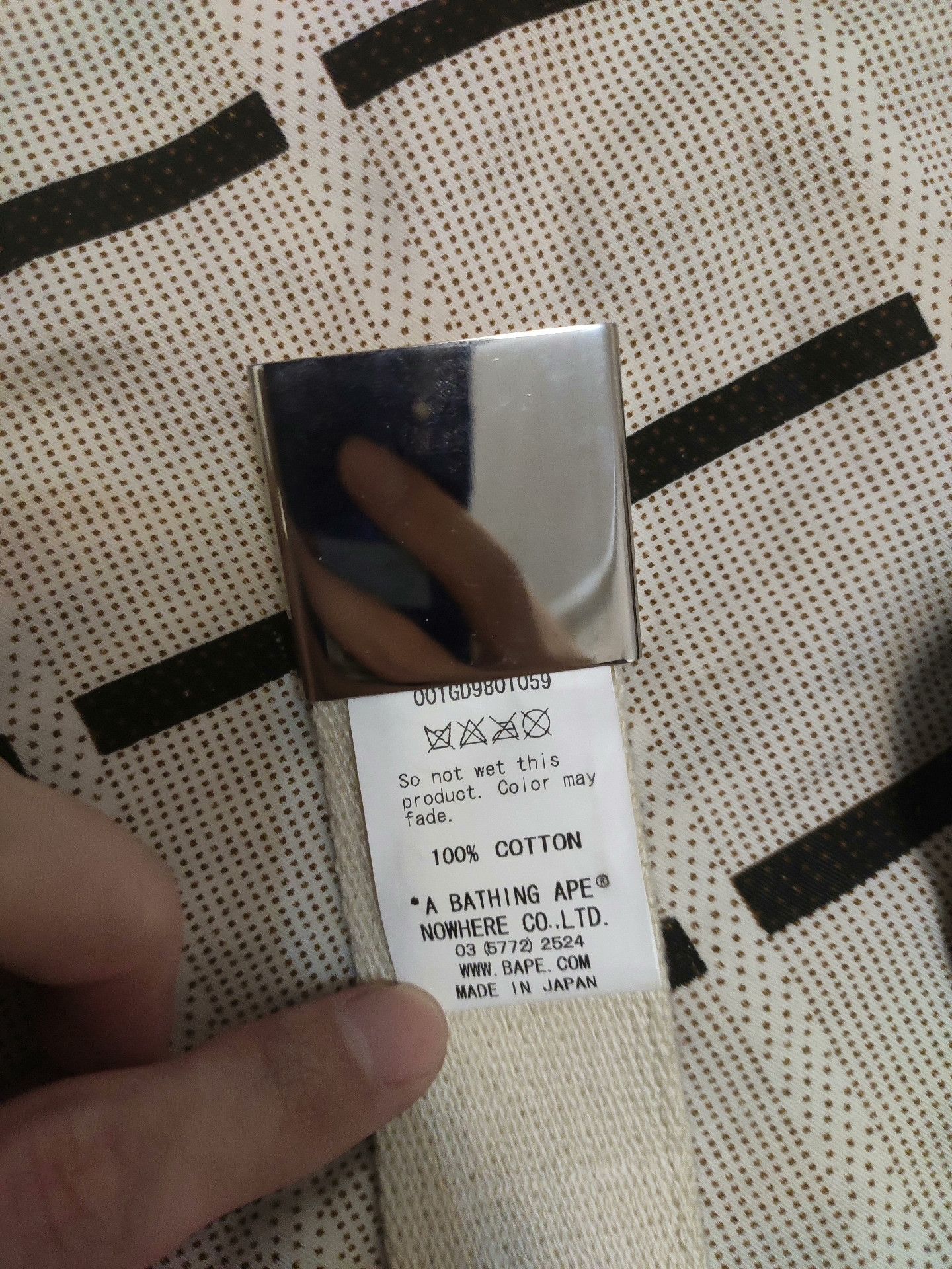 Bape Bape Ape Head Belt M Men Size ONE SIZE - 3 Thumbnail