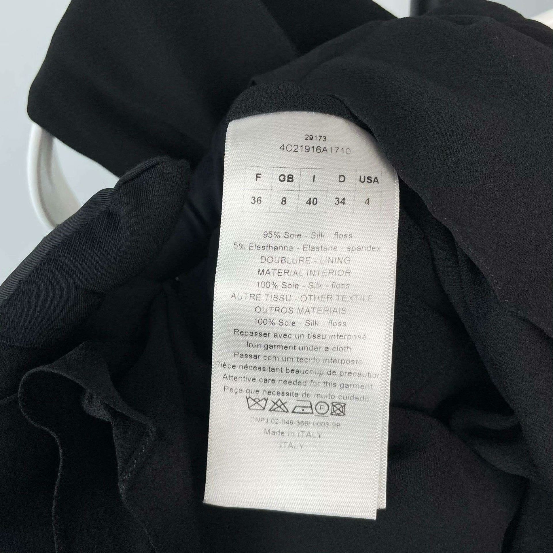 Dior Dior Black Dress 36 Women Size S / US 4 / IT 40 - 4 Thumbnail