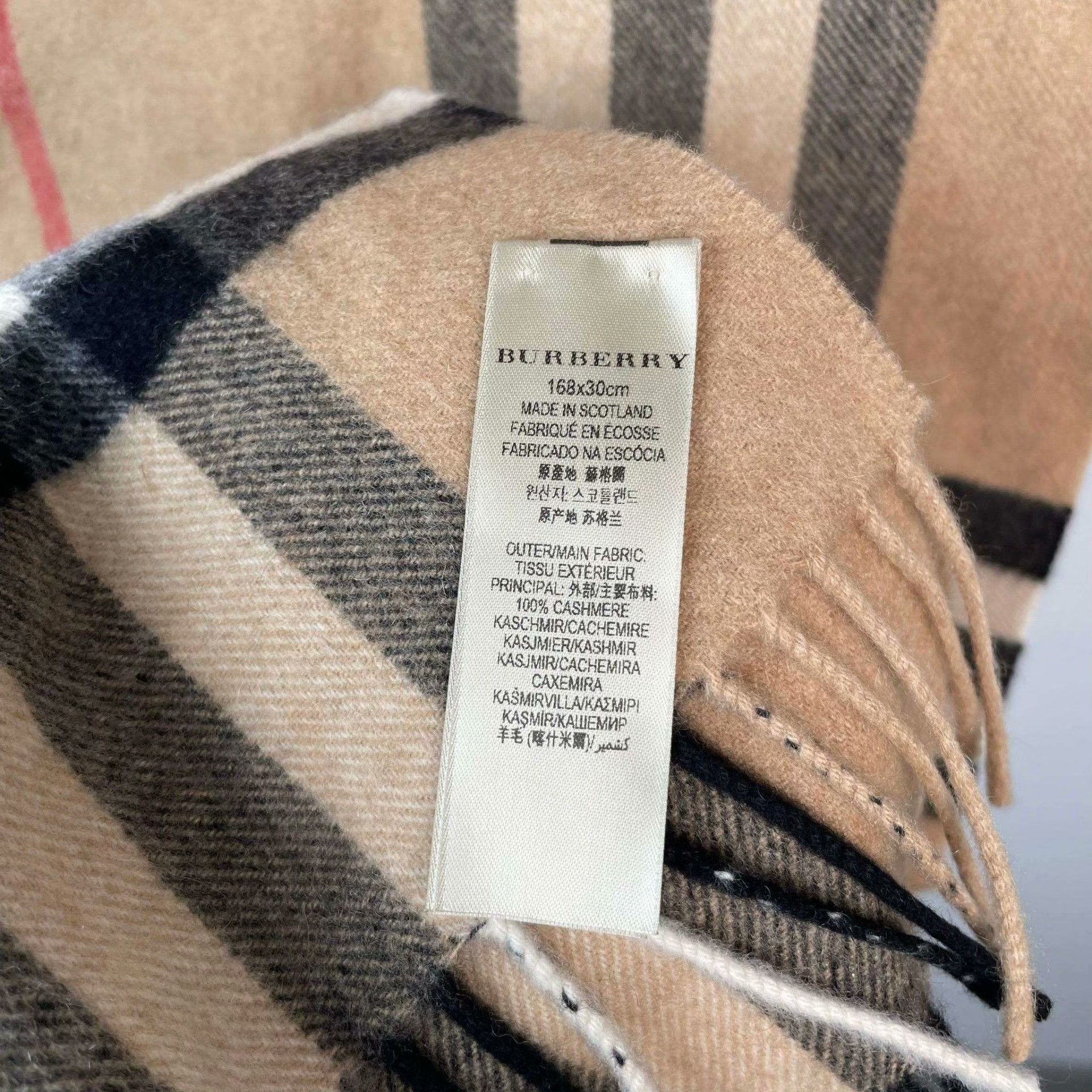 Burberry Burberry Wool Scarf XS Men Size ONE SIZE - 5 Thumbnail