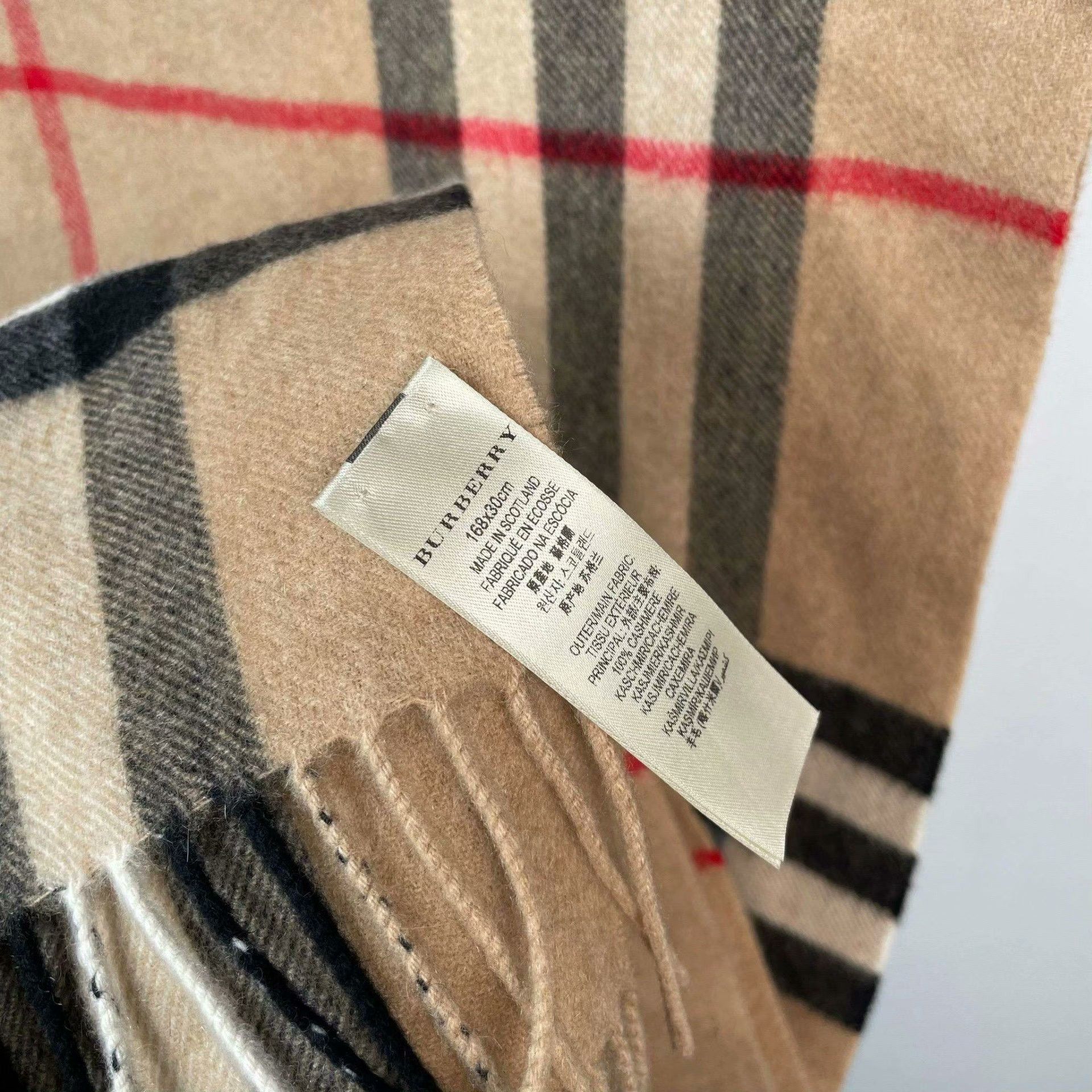 Burberry Burberry Wool Scarf XS Men Size ONE SIZE - 8 Thumbnail