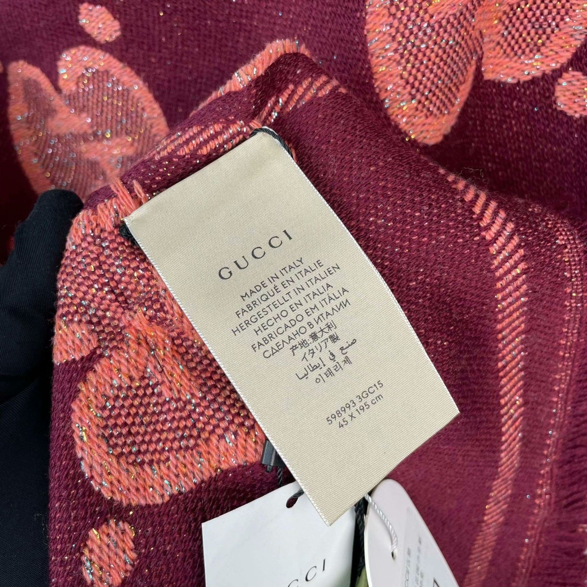 Gucci Gucci Scarf XS Men Size ONE SIZE - 5 Thumbnail