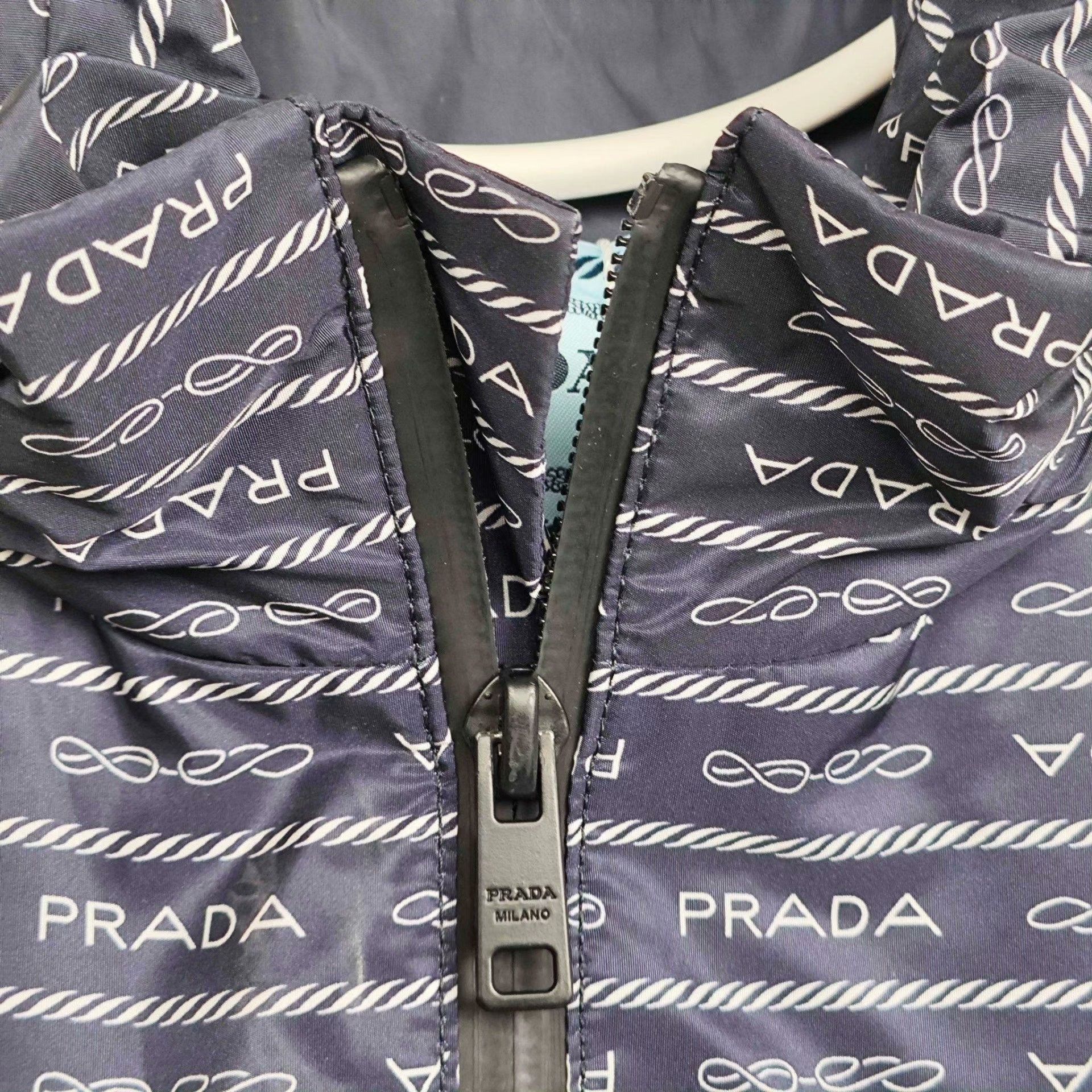 Prada Prada Retro Printed Blue Dress 38 Women Size S / US 4 / IT 40 - 8 Thumbnail