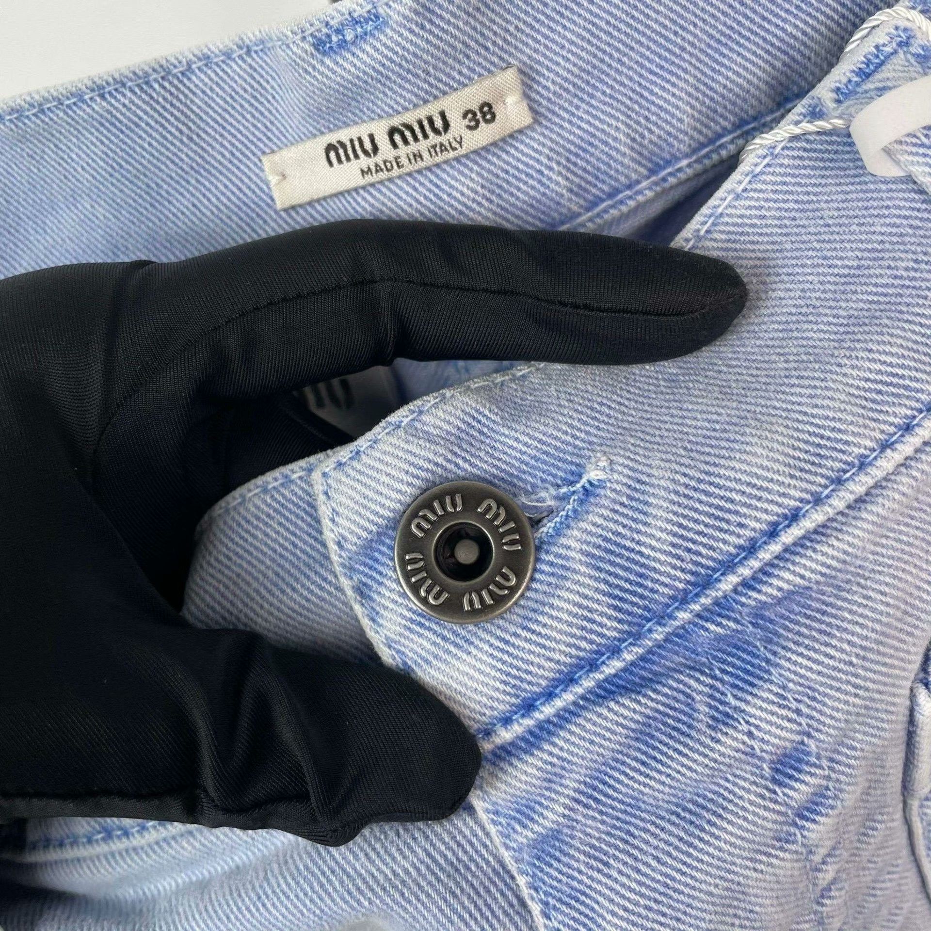 Miu Miu Miu Miu Denim Blue Jeans S Women Size 26" / US 2 / IT 38 - 5 Thumbnail