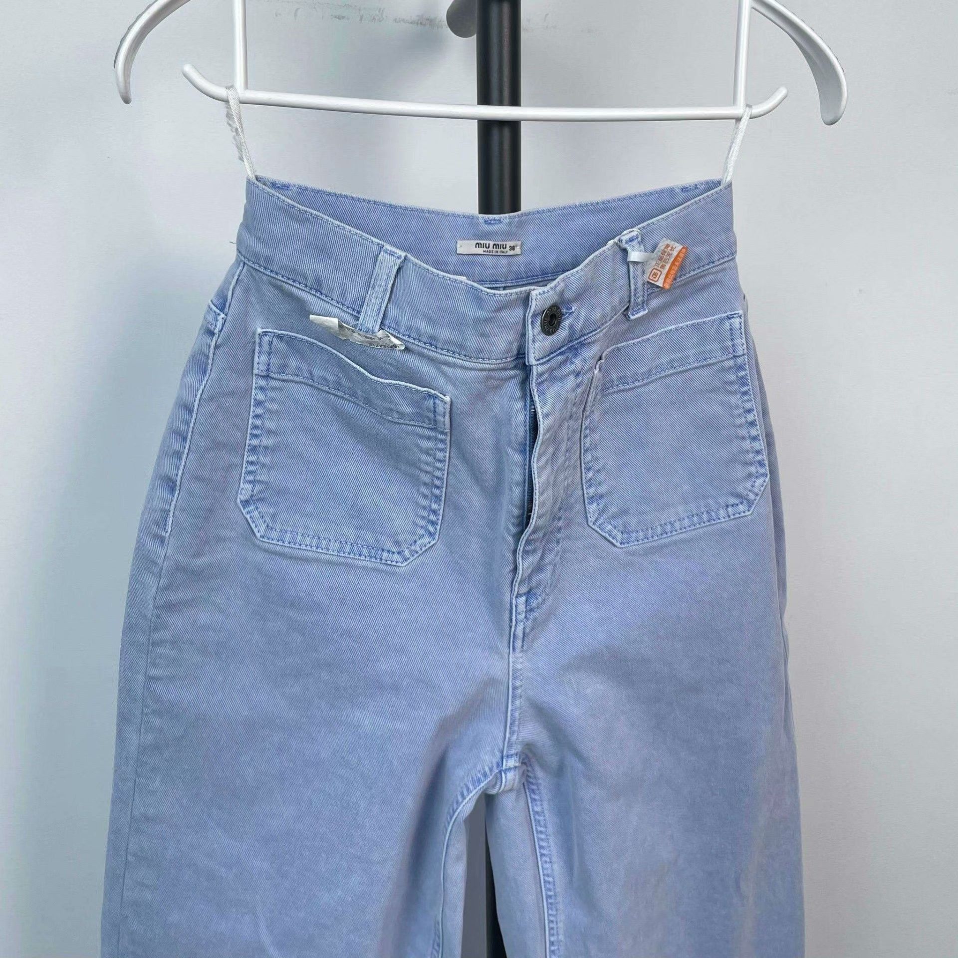 Miu Miu Miu Miu Denim Blue Jeans S Women Size 26" / US 2 / IT 38 - 4 Thumbnail