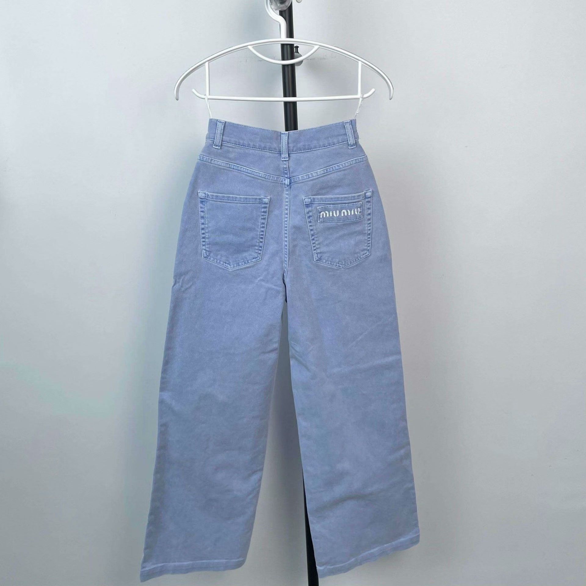 Miu Miu Miu Miu Denim Blue Jeans S Women Size 26" / US 2 / IT 38 - 2 Thumbnail