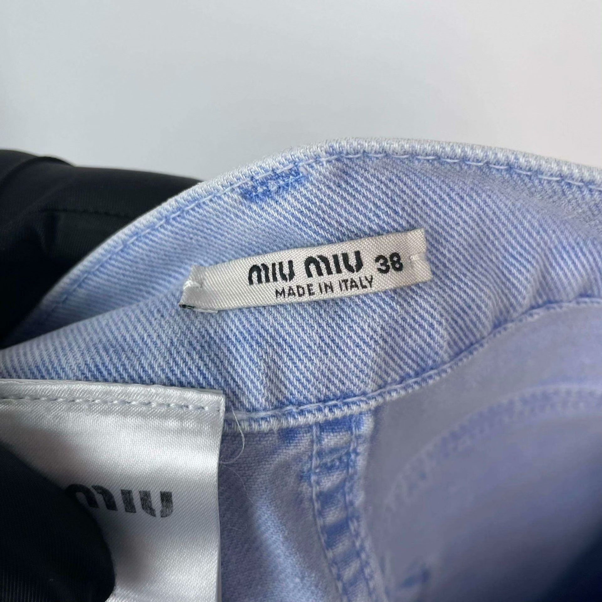 Miu Miu Miu Miu Denim Blue Jeans S Women Size 26" / US 2 / IT 38 - 6 Thumbnail