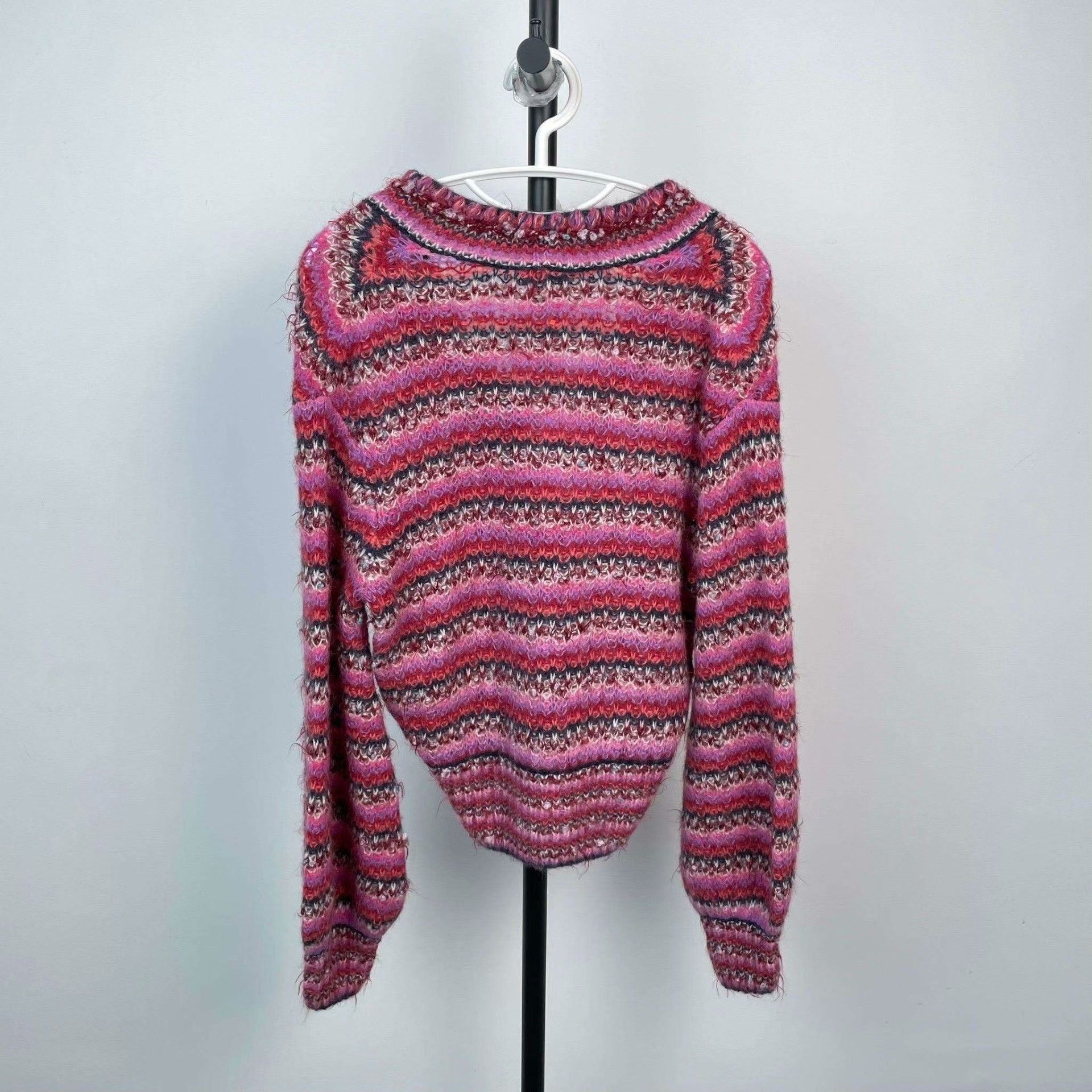 Chanel Chanel Purple Sweater 38 Women Size S / US 4 / IT 40 - 2 Thumbnail