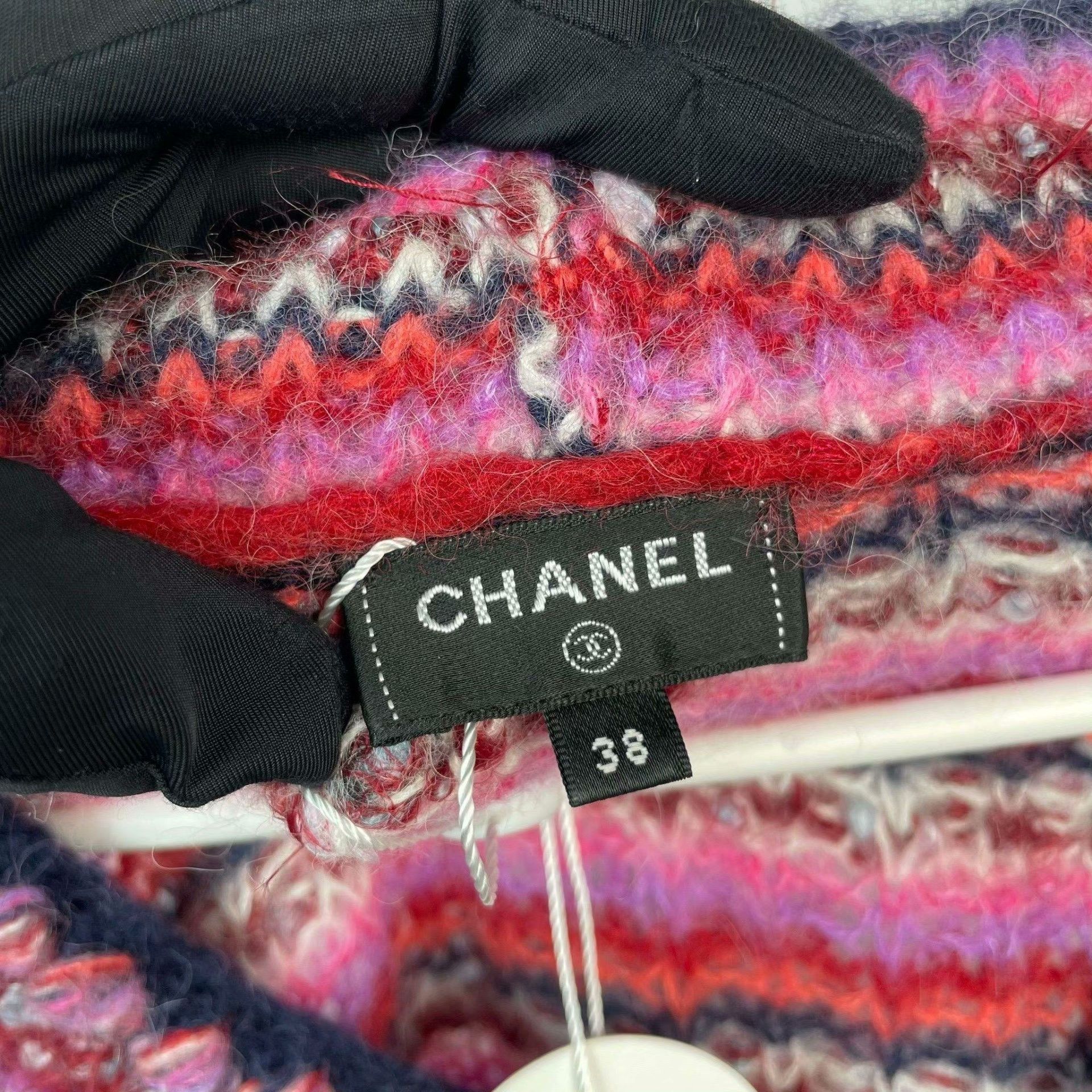 Chanel Chanel Purple Sweater 38 Women Size S / US 4 / IT 40 - 3 Thumbnail