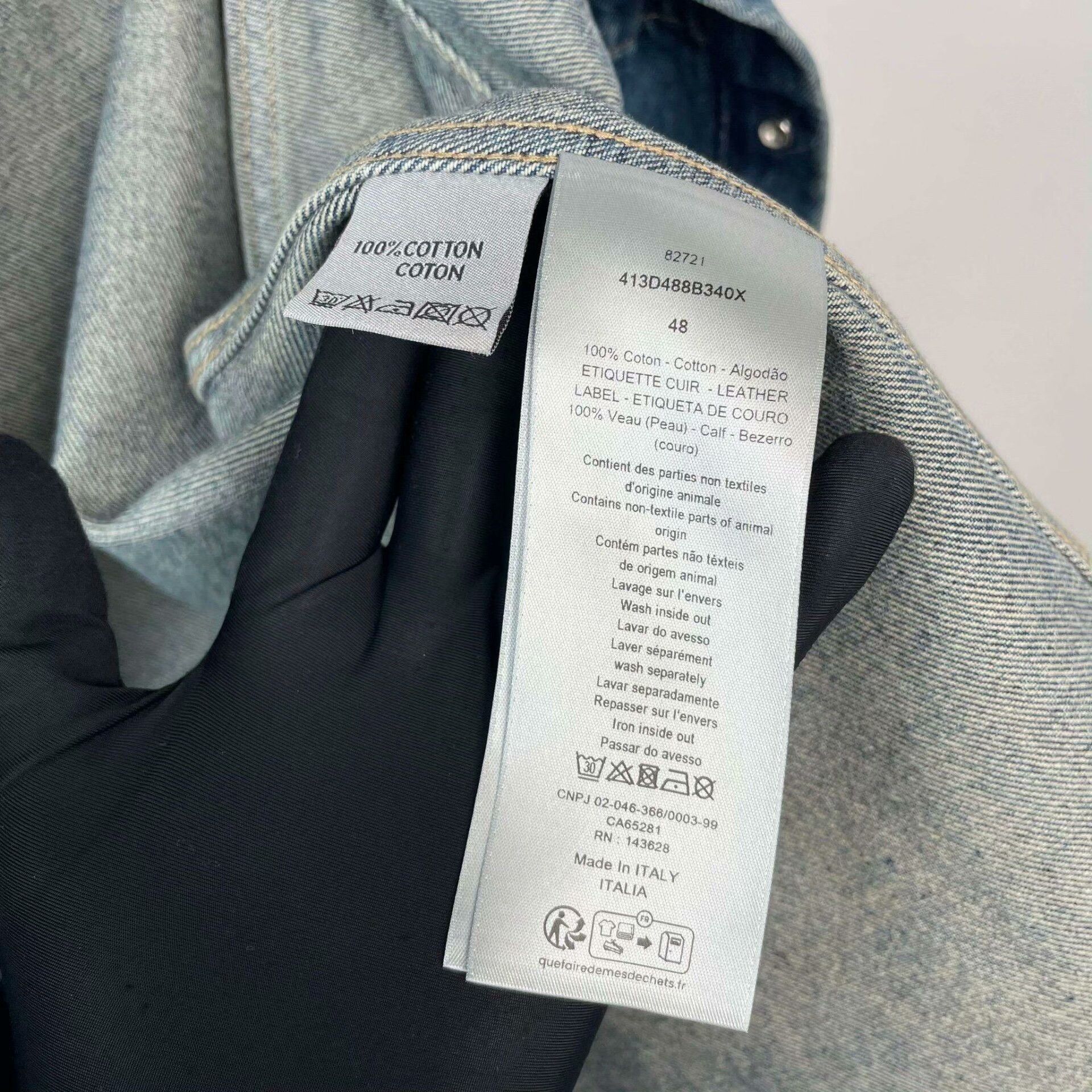 Dior Dior Denim Blue Jacket 48 Women Size XL / US 12-14 / IT 48-50 - 7 Thumbnail