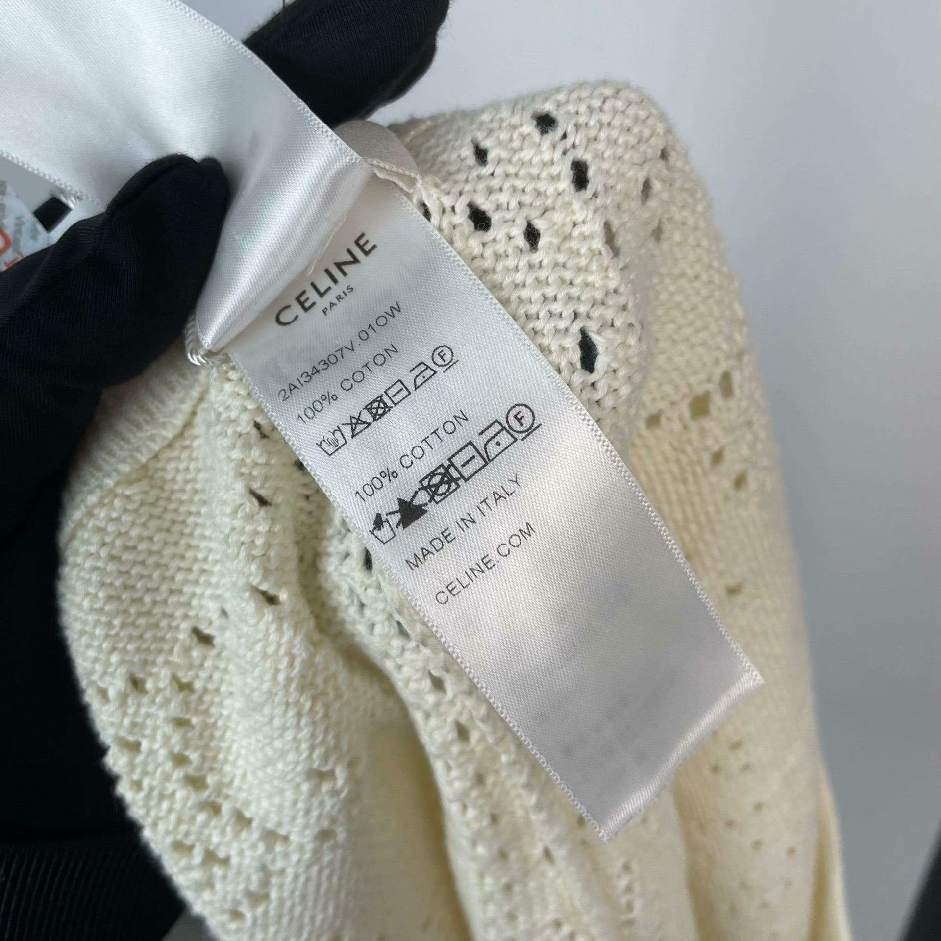 Celine Celine Knit White Pants XS Women Size 24" / US 00 / IT 34 - 4 Thumbnail