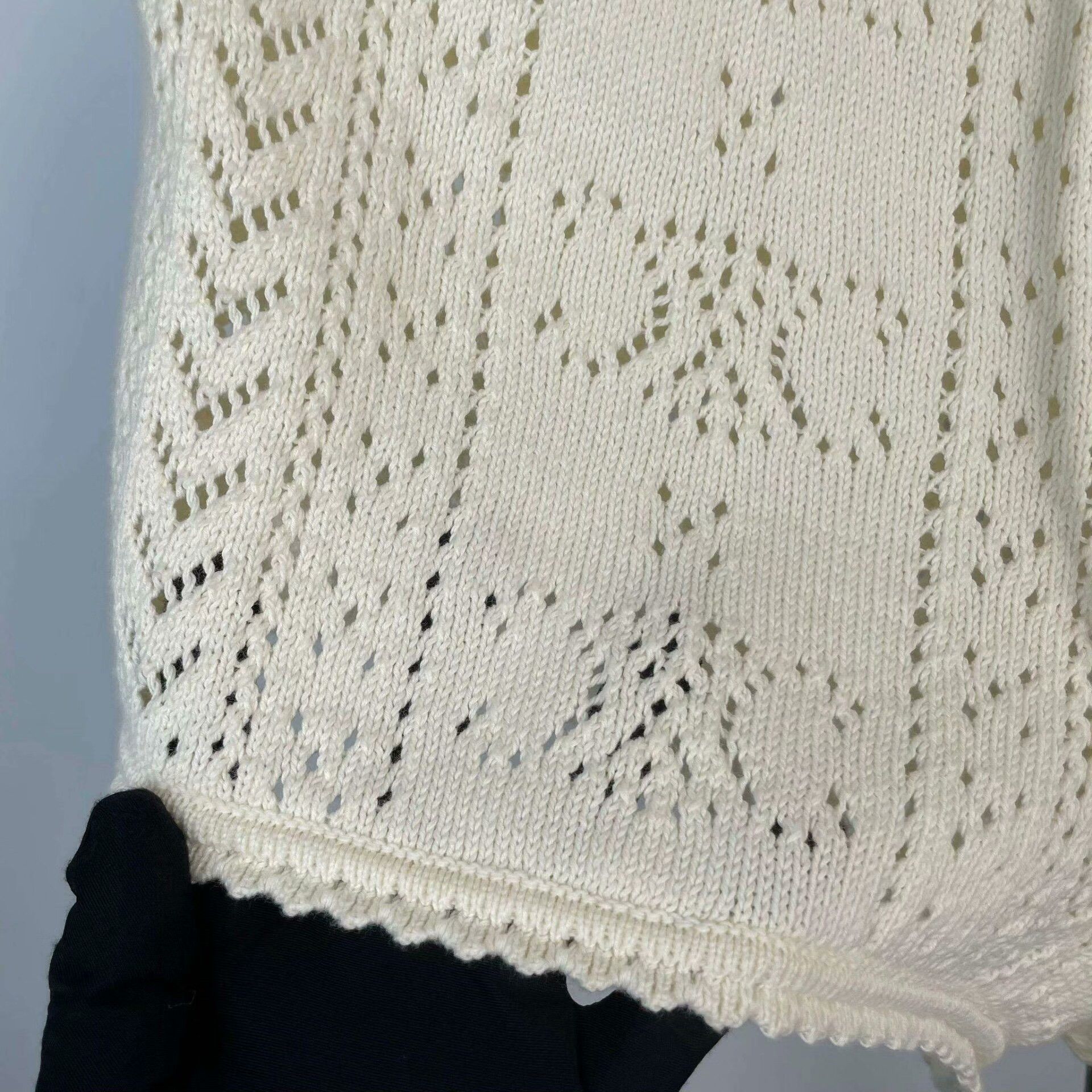 Celine Celine Knit White Pants XS Women Size 24" / US 00 / IT 34 - 5 Thumbnail