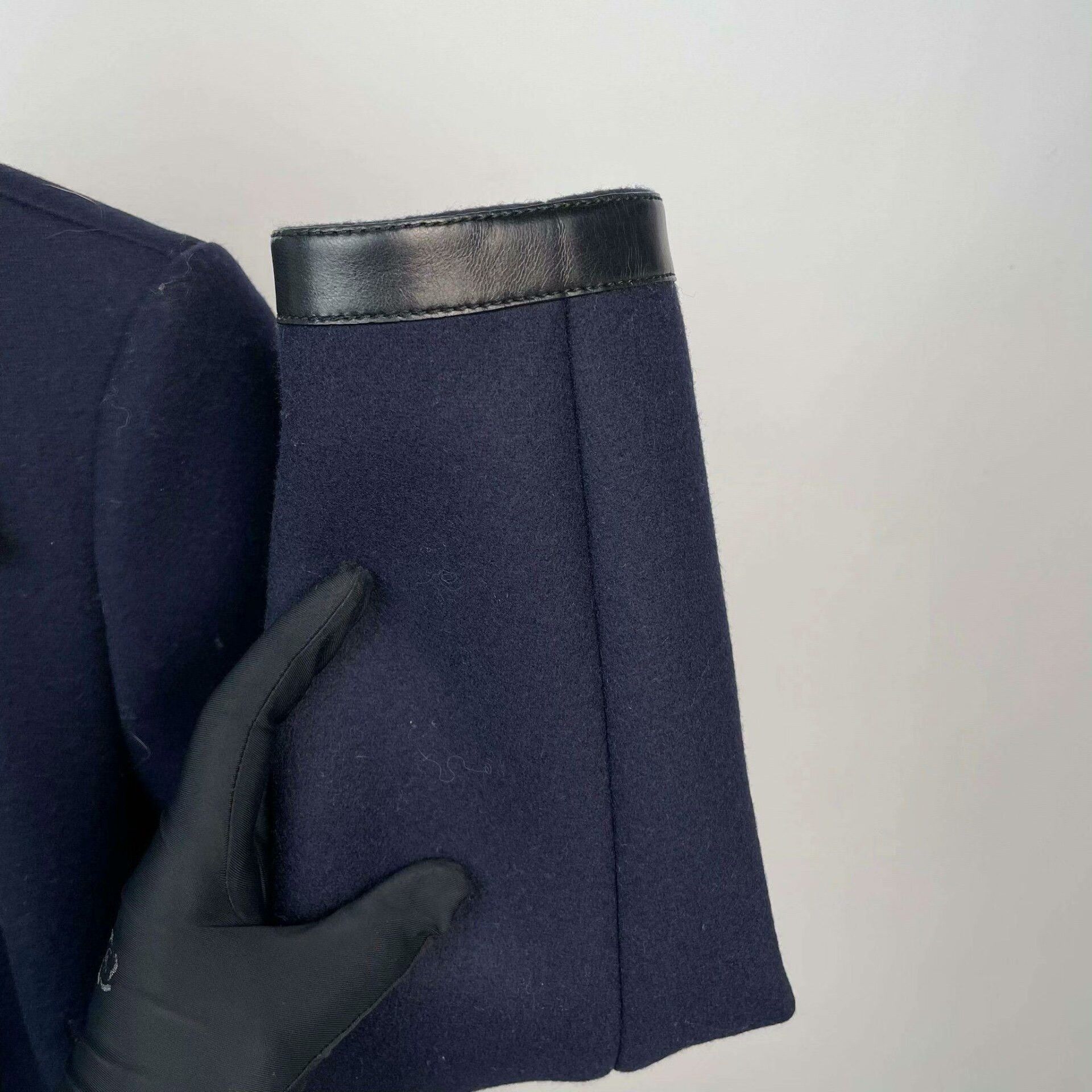 Louis Vuitton Louis Vuitton Wool Blue Coat XS Women Size XS / US 0-2 / IT 36-38 - 6 Thumbnail