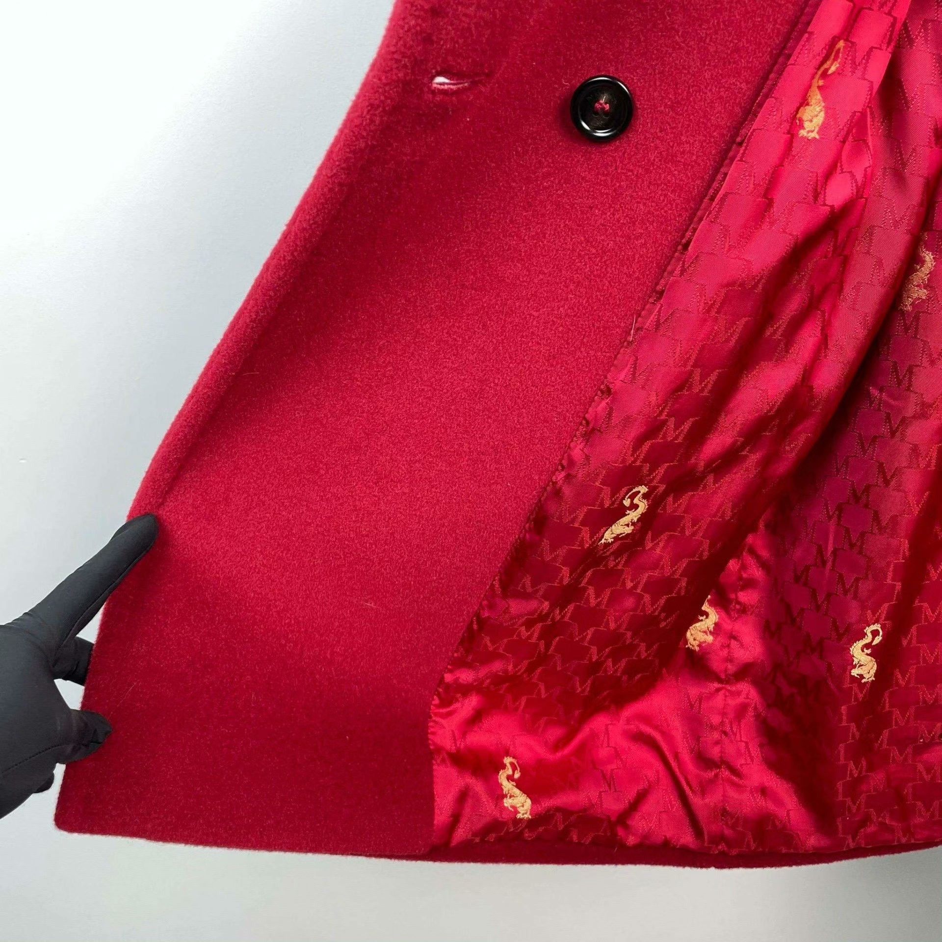 Max Mara Max Mara Wool Red Coat XS Women Size XS / US 0-2 / IT 36-38 - 9 Thumbnail