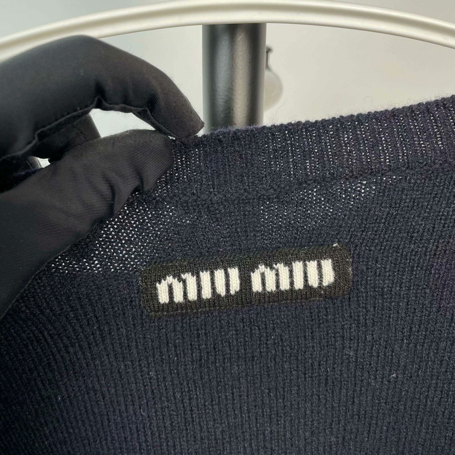 Miu Miu Miu Miu Black Sweater 38 Women Size S / US 4 / IT 40 - 3 Thumbnail