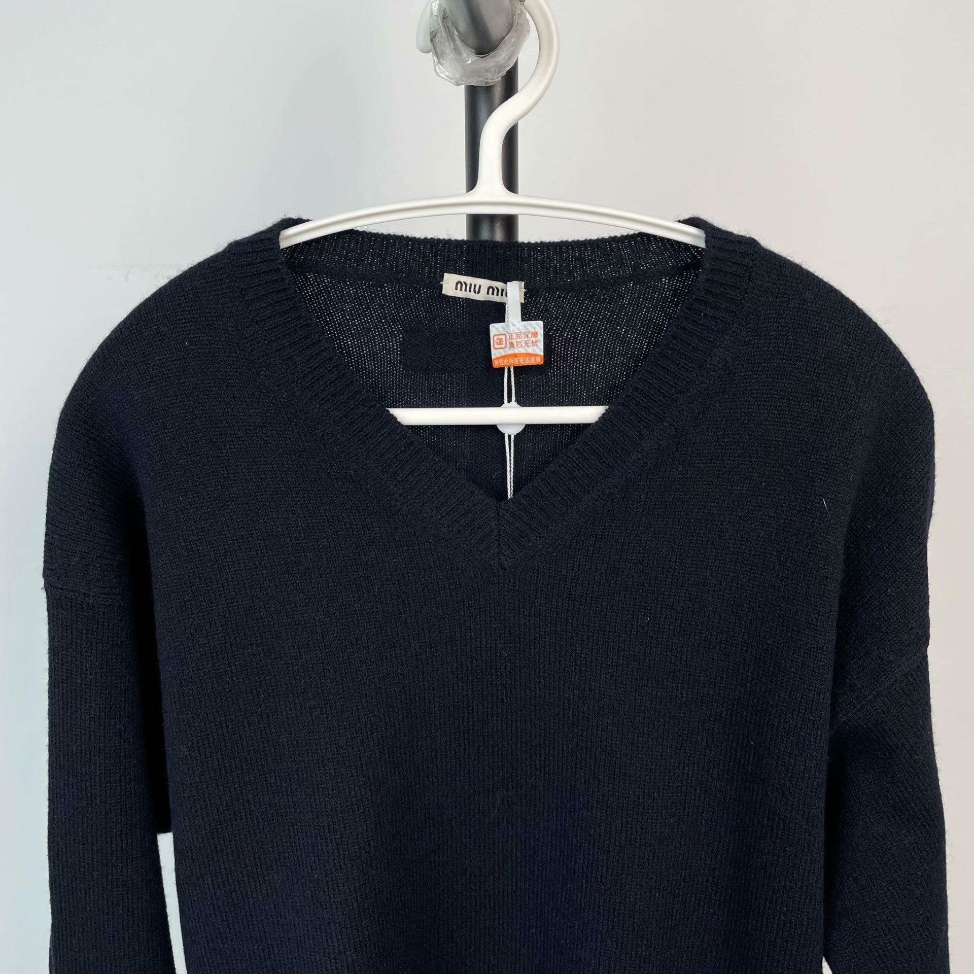 Miu Miu Miu Miu Black Sweater 38 Women Size S / US 4 / IT 40 - 9 Thumbnail