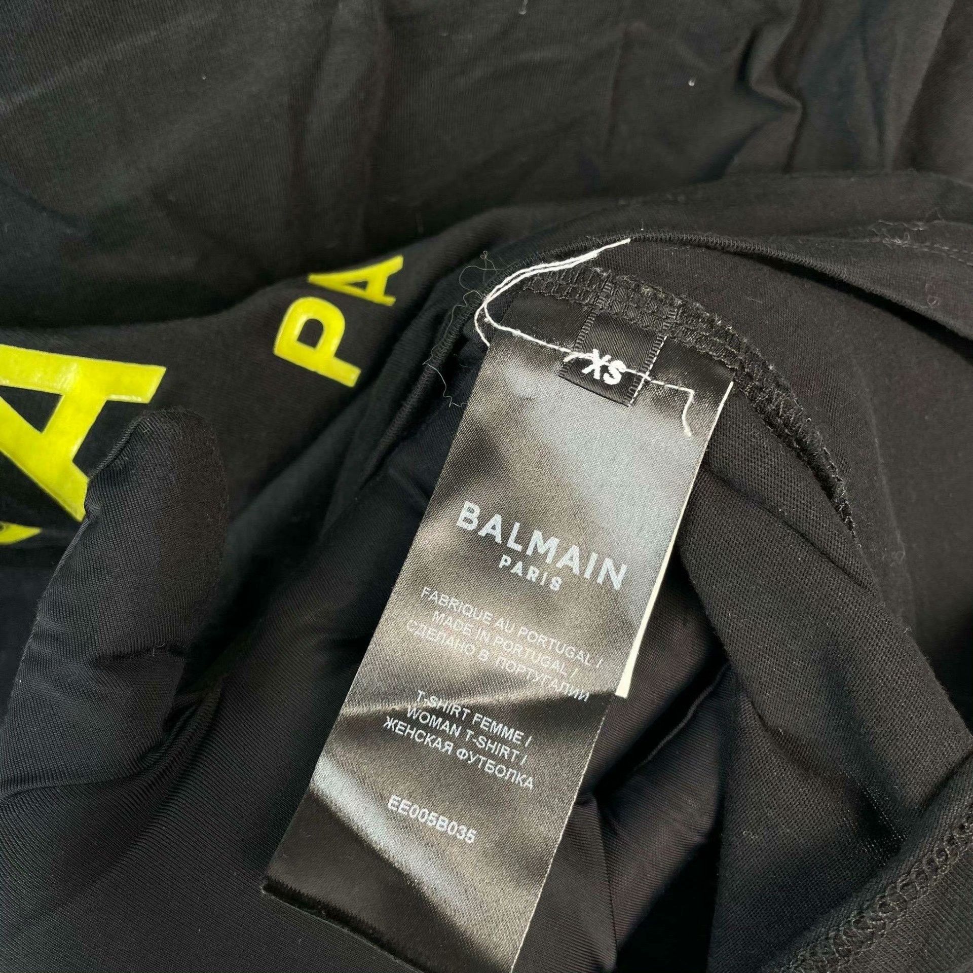Balmain Balmain Black T-Shirt S Men Size US S / EU 44-46 / 1 - 6 Thumbnail