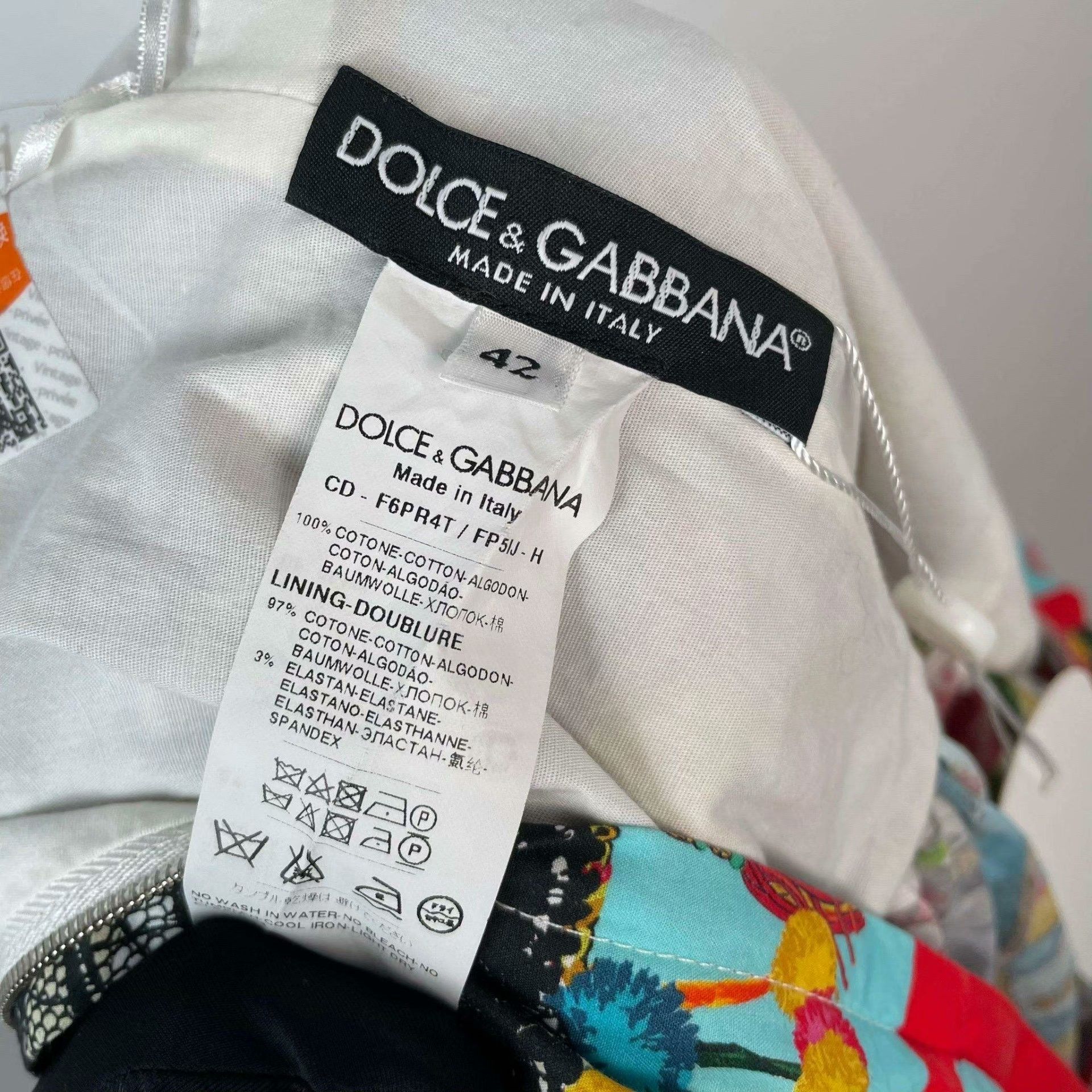 Dolce & Gabbana Dolce & Gabbana Printed Dress XS Women Size XS / US 0-2 / IT 36-38 - 3 Thumbnail