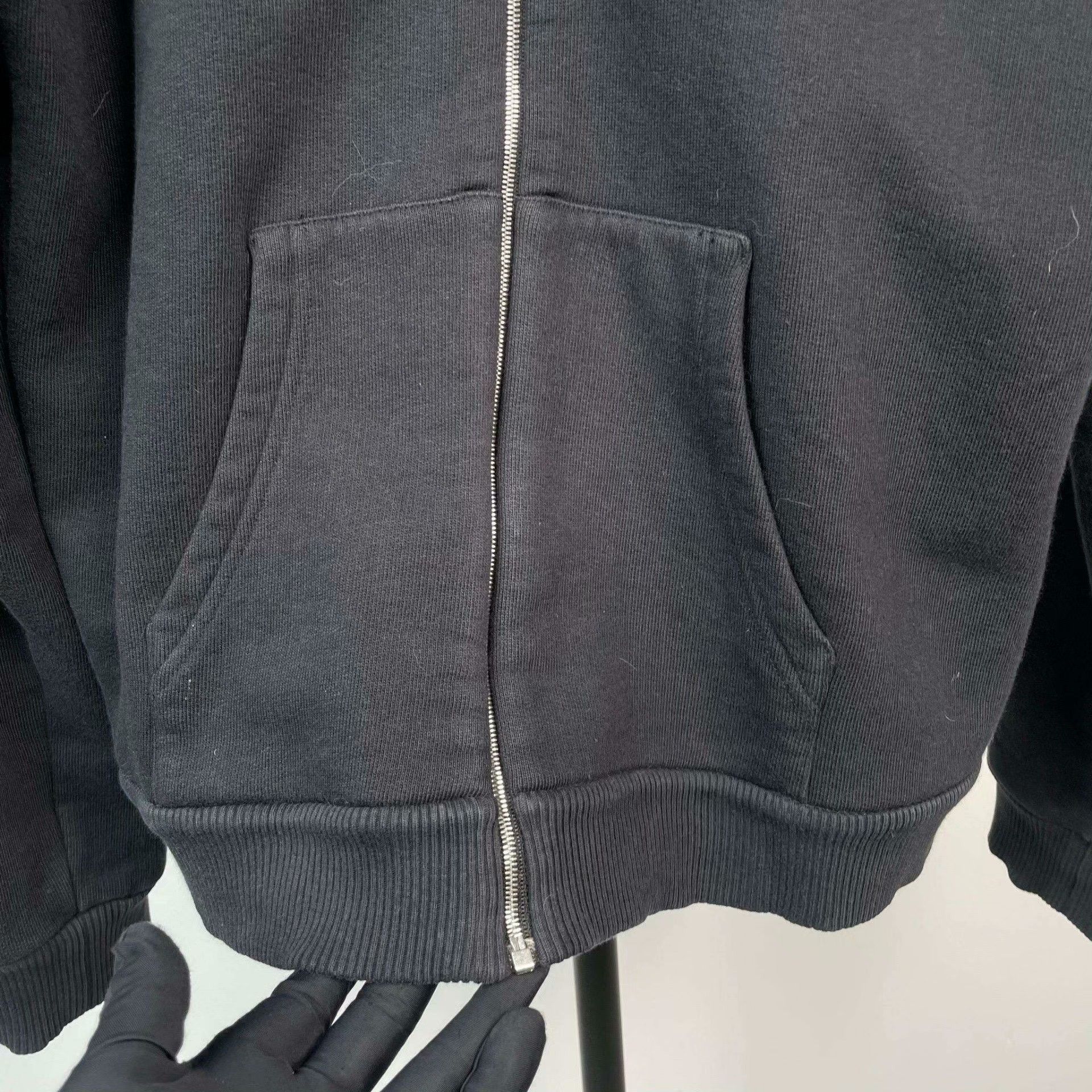 Celine Celine Cotton Black Hoodie L Women Size L / US 10 / IT 46 - 9 Thumbnail