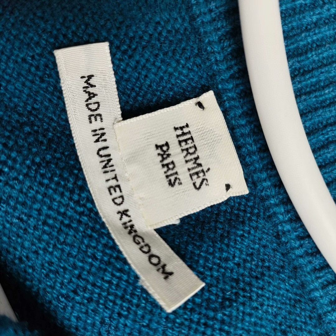 Hermes Hermes Wool Blue Skirt 34 Women Size 34" / US 12 / IT 48 - 3 Thumbnail