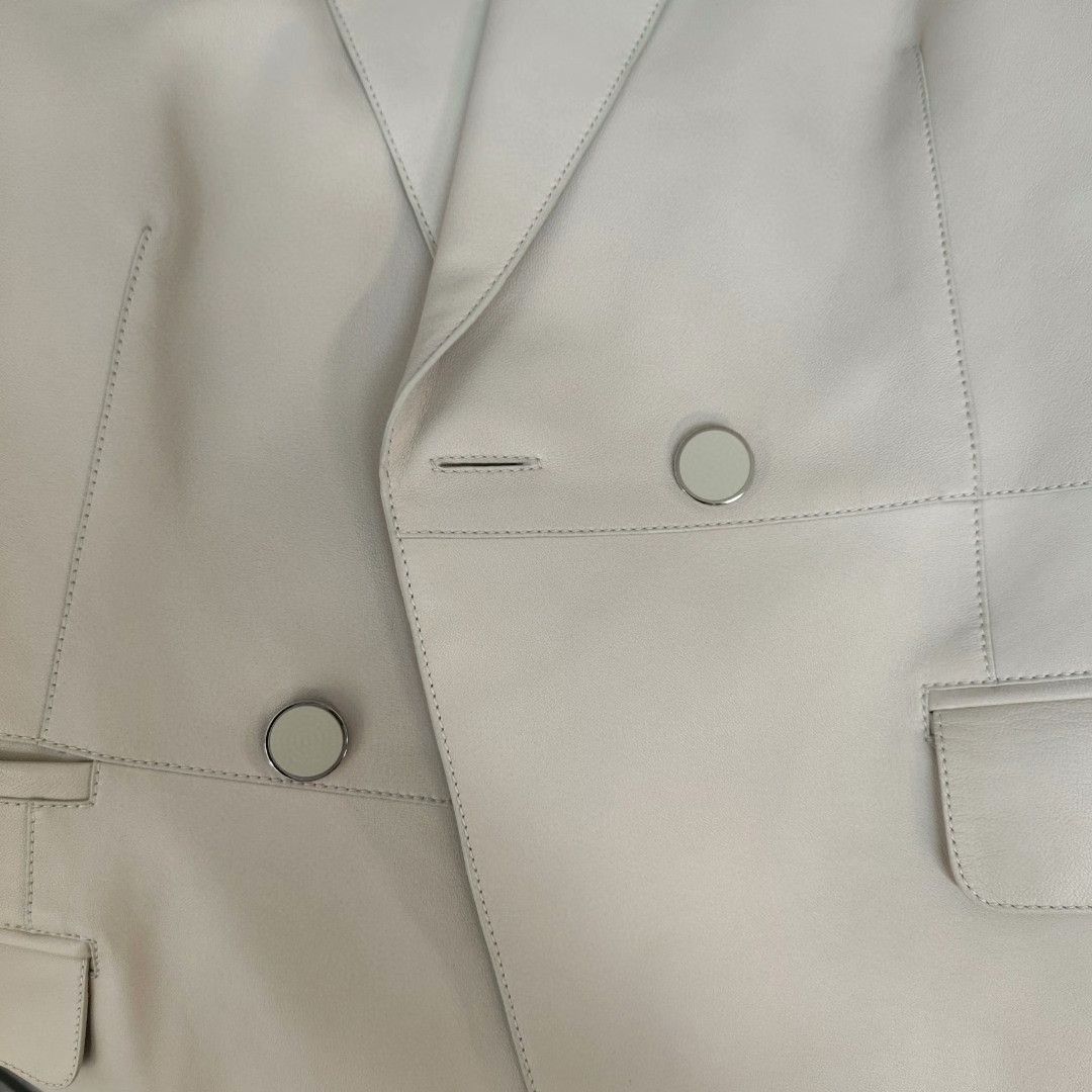 Hermes Hermes Formal Gray Jacket M Women Size M / US 6-8 / IT 42-44 - 7 Thumbnail