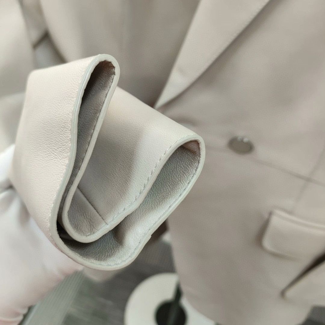Hermes Hermes Formal Gray Jacket M Women Size M / US 6-8 / IT 42-44 - 9 Thumbnail