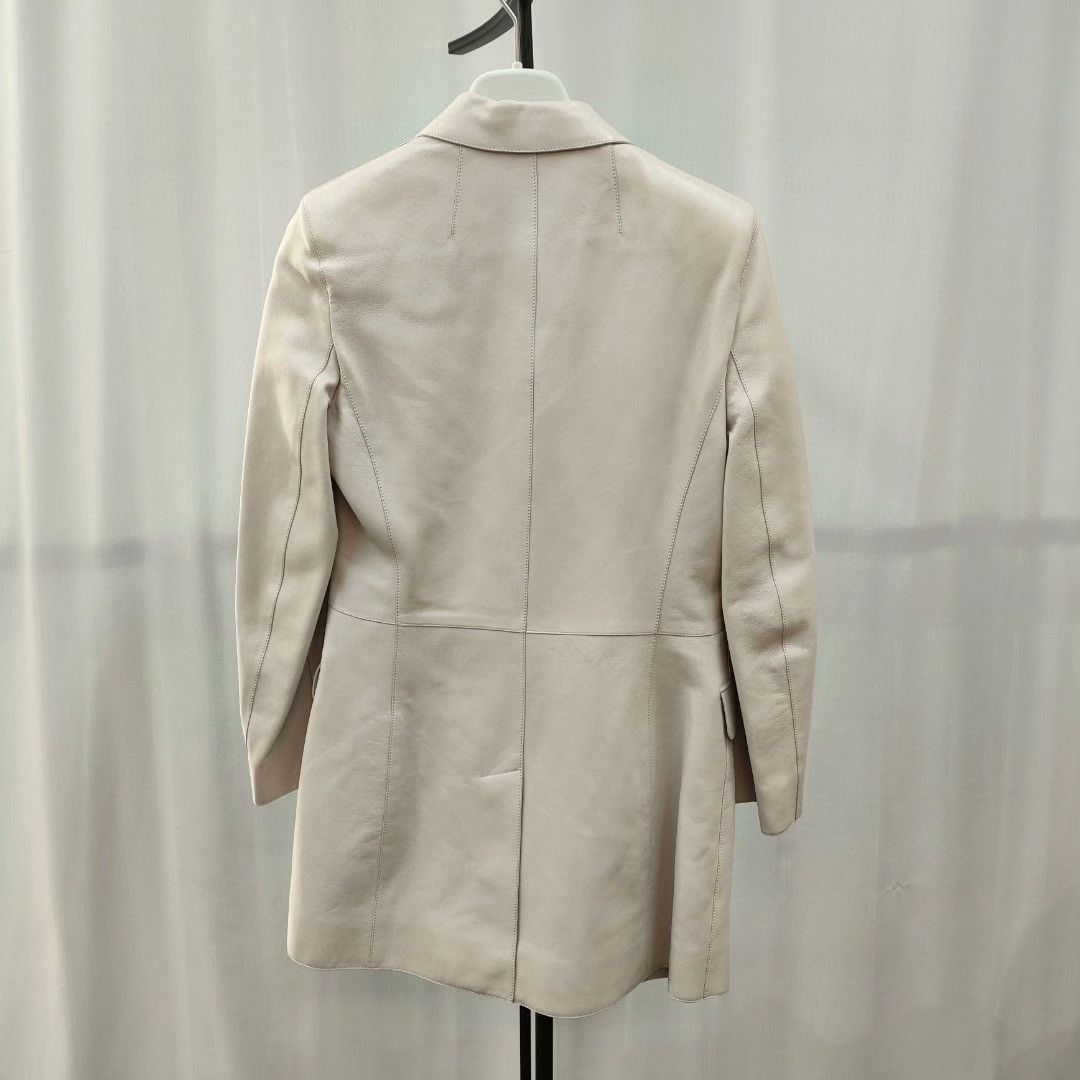 Hermes Hermes Formal Gray Jacket M Women Size M / US 6-8 / IT 42-44 - 2 Thumbnail
